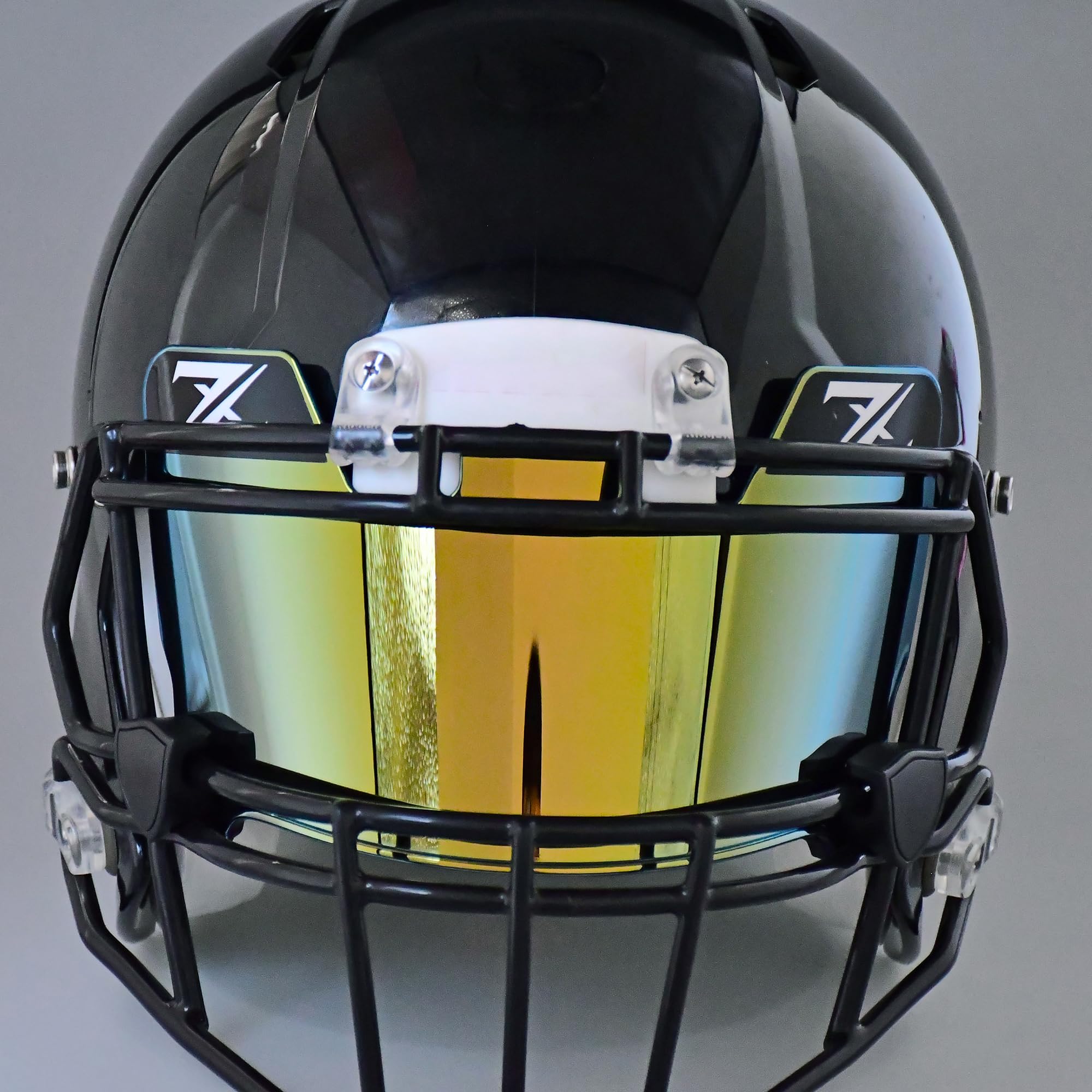 Zixioys Tinted Football Visor, Fits Youth And Adult Football Helmets (Gold)