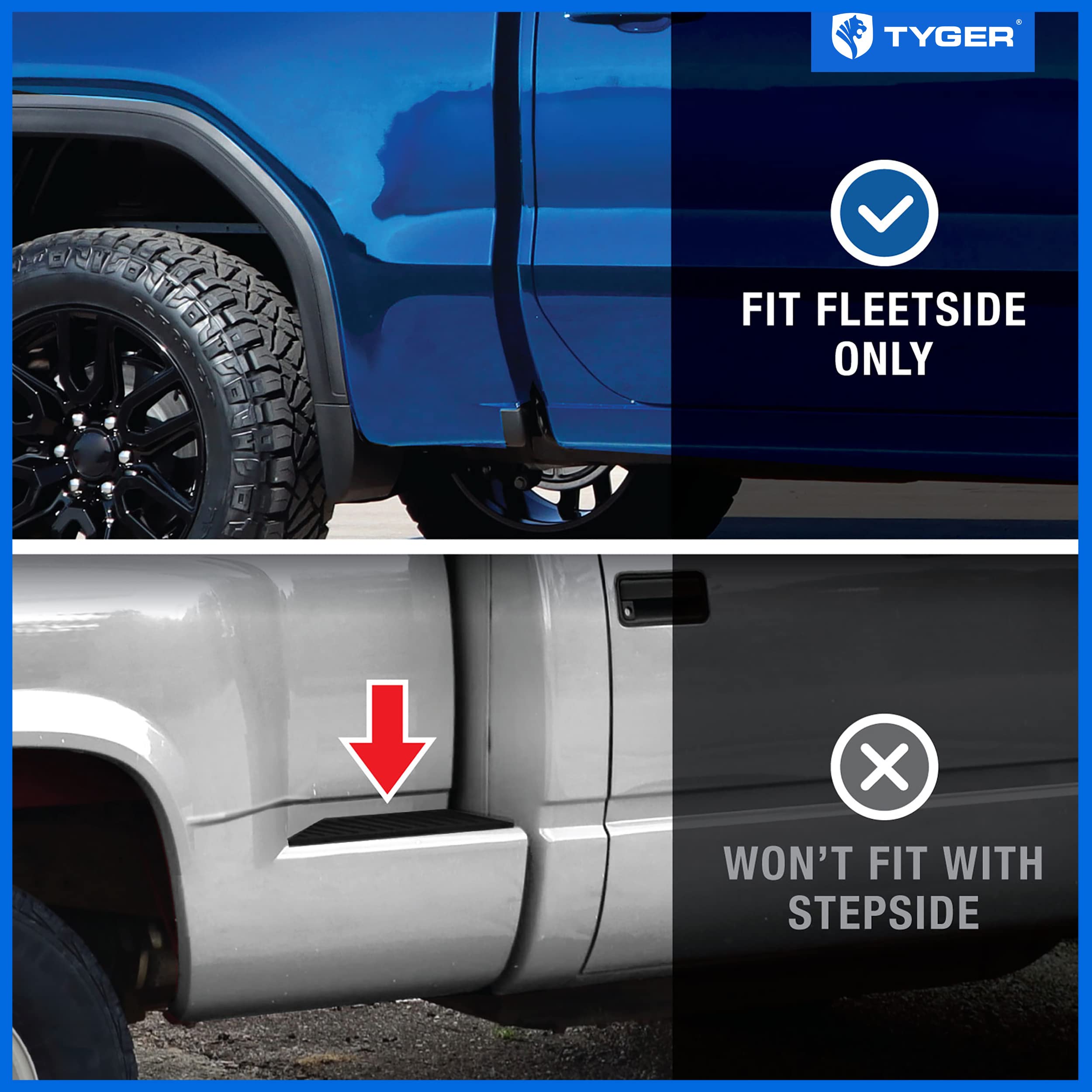 Tyger Auto T3 Soft Tri-Fold Truck Bed Tonneau Cover Compatible With 1988-2006 Chevy Silverado / Gmc Sierra 1500 2500 Hd 3500 Hd