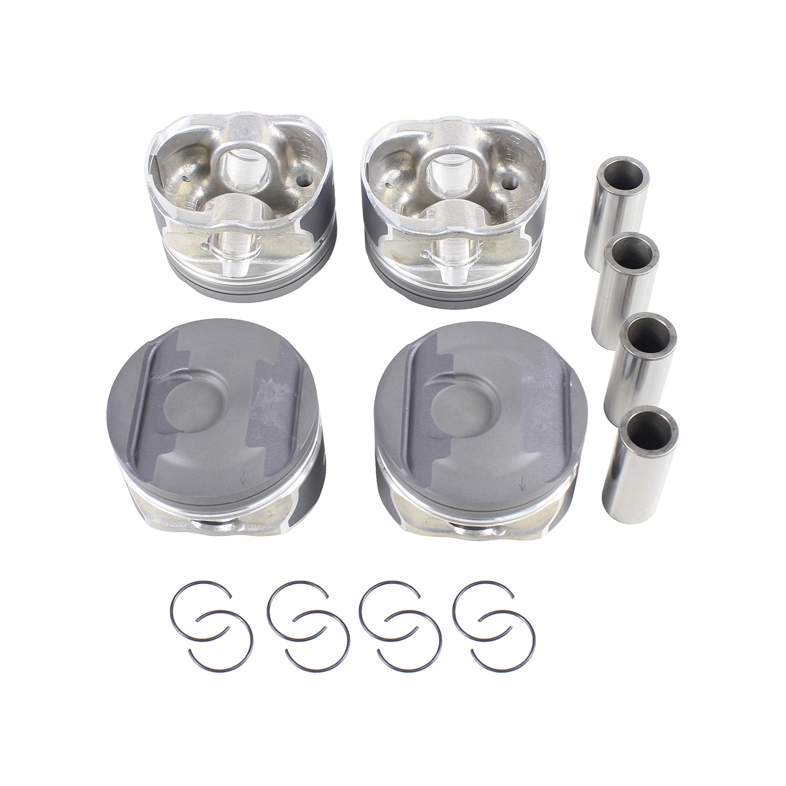 DNJ P348 Piston Set/For 13-15 Buick, Cadillac, Chevrolet/Regal, ATS, CTS, Malibu/ 2.0L/ L4/ DOHC/Turbocharged