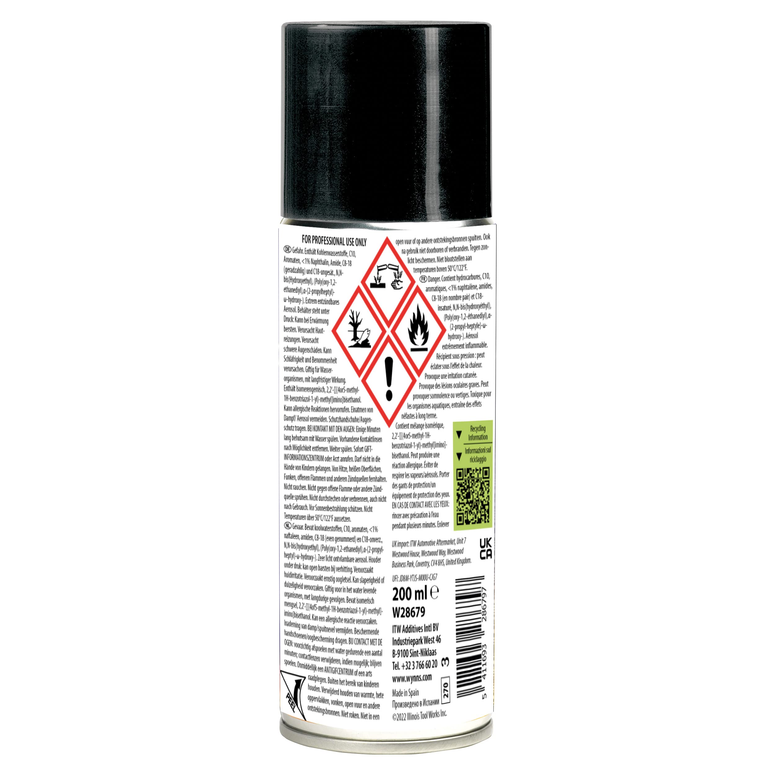Wynn's Turbo Cleaner for Diesel & Petrol Engines - 200ml - Dissolves Carbon & Restores Turbo Geometry, Compatible with DPF & EGR Systems