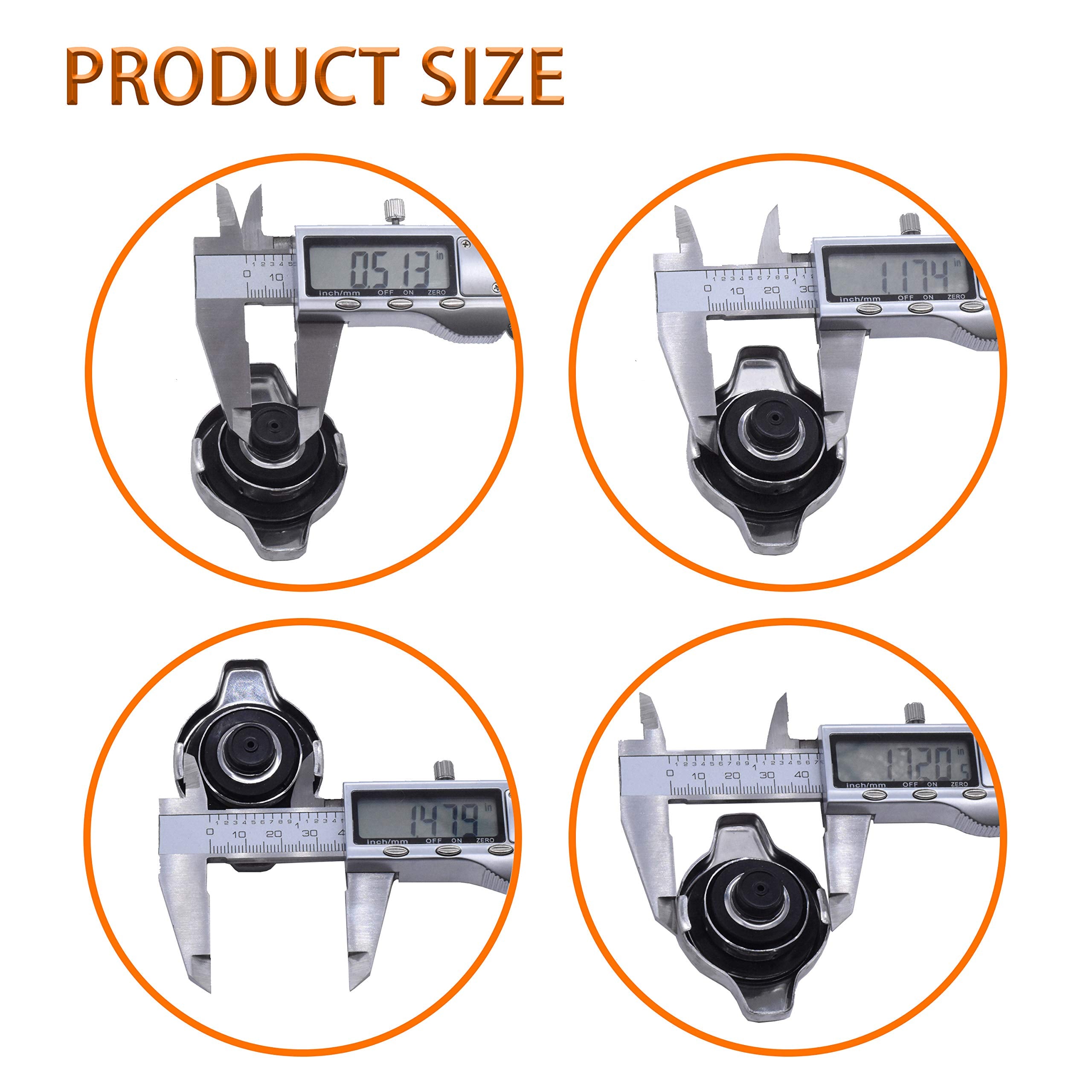 Fokes Radiator Cap Compatible With Toyota 4Runner Camry Celica Corolla Highlander Matrix Paseo Prius Sequoia Solara Supra T100 Tercel Tundra # 16401-20353