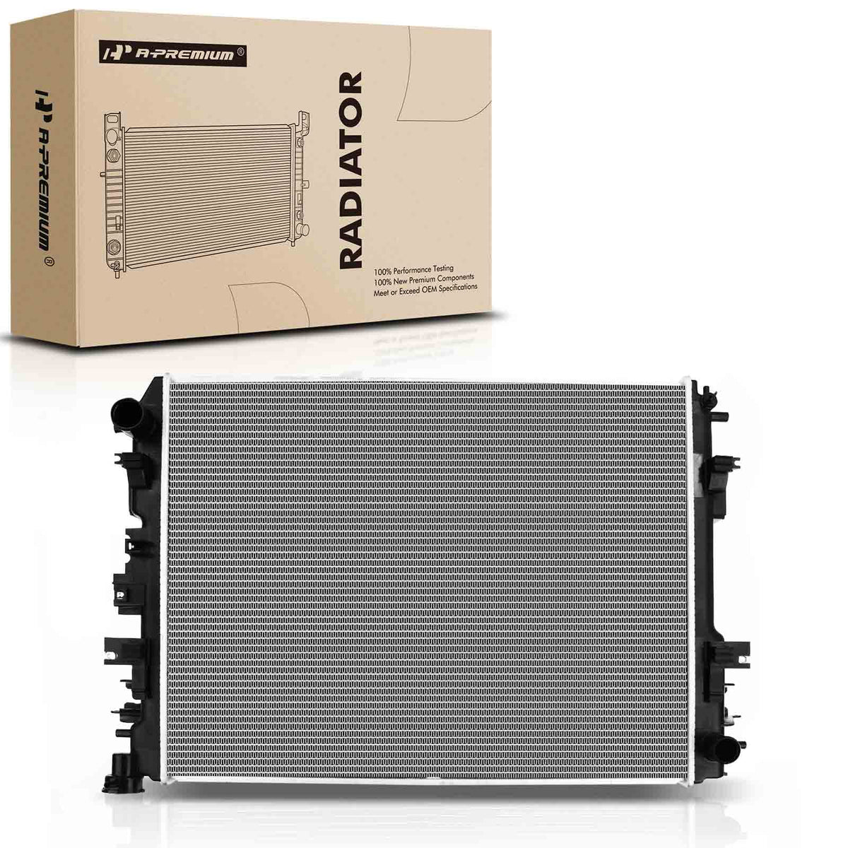 A-Premium Engine Coolant Radiator Assembly Compatible with Dodge Ram 1500, Ram 2500 2009-2010 & Ram 1500 2011-2018, 1500 Classic