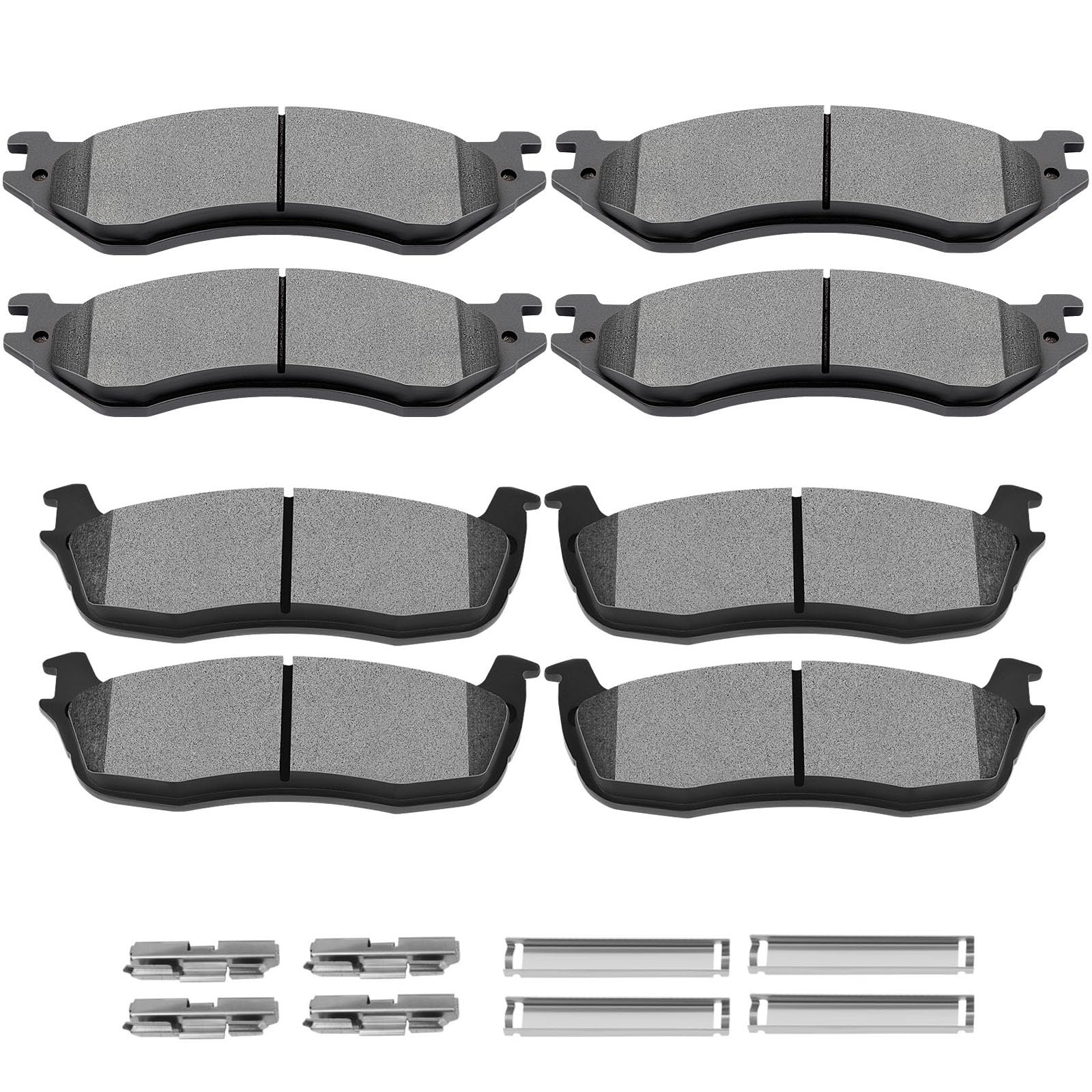 Scitoo D702 D879 Front Rear Semi-Metal Brake Pads Sets Fit For Lincoln Town Car 2003 2004 2005 2006 2007 2008 2009 2010 2011