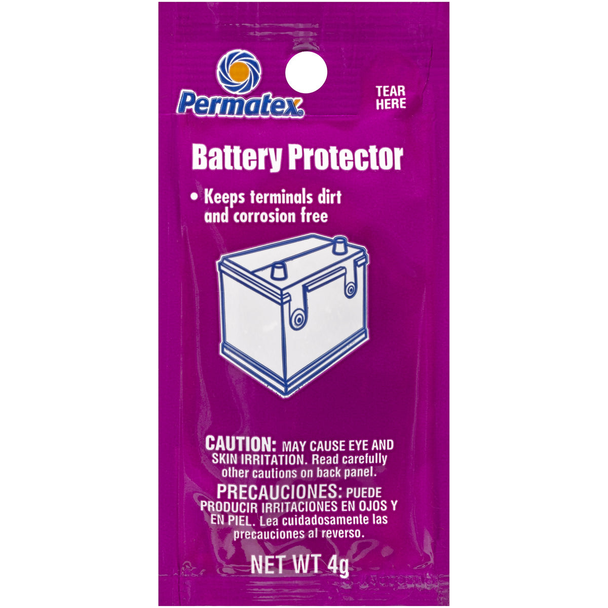 Permatex 09976 Counterman'S Choice Battery Protector Grease, 4 G Pouch