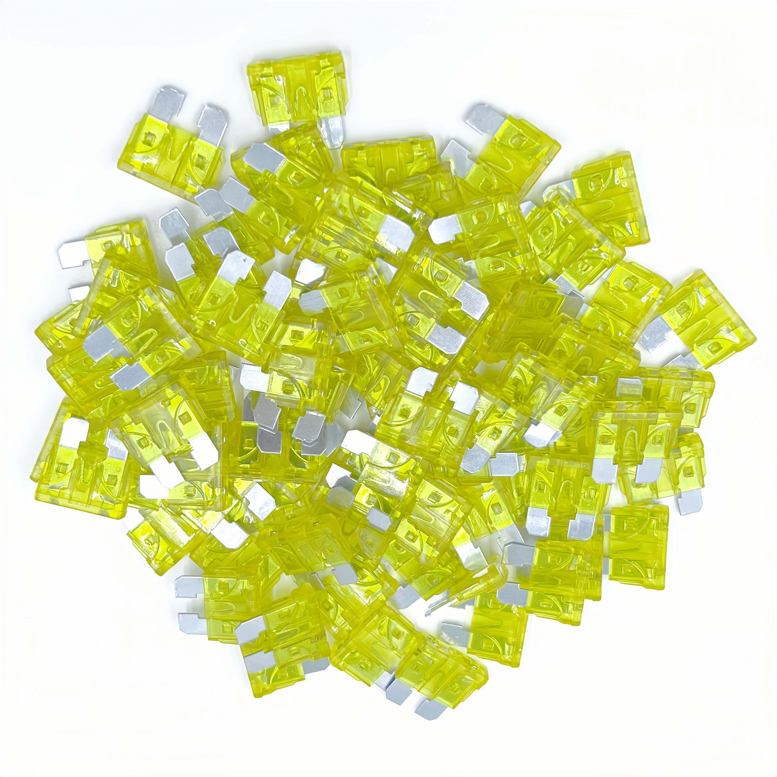 Xjlsgxusg 80Pcs 20Amp Standard Car Fuses, Blade Fuse Assortment Kit For Car, Marine, Truck, Rv Fuse Replacement