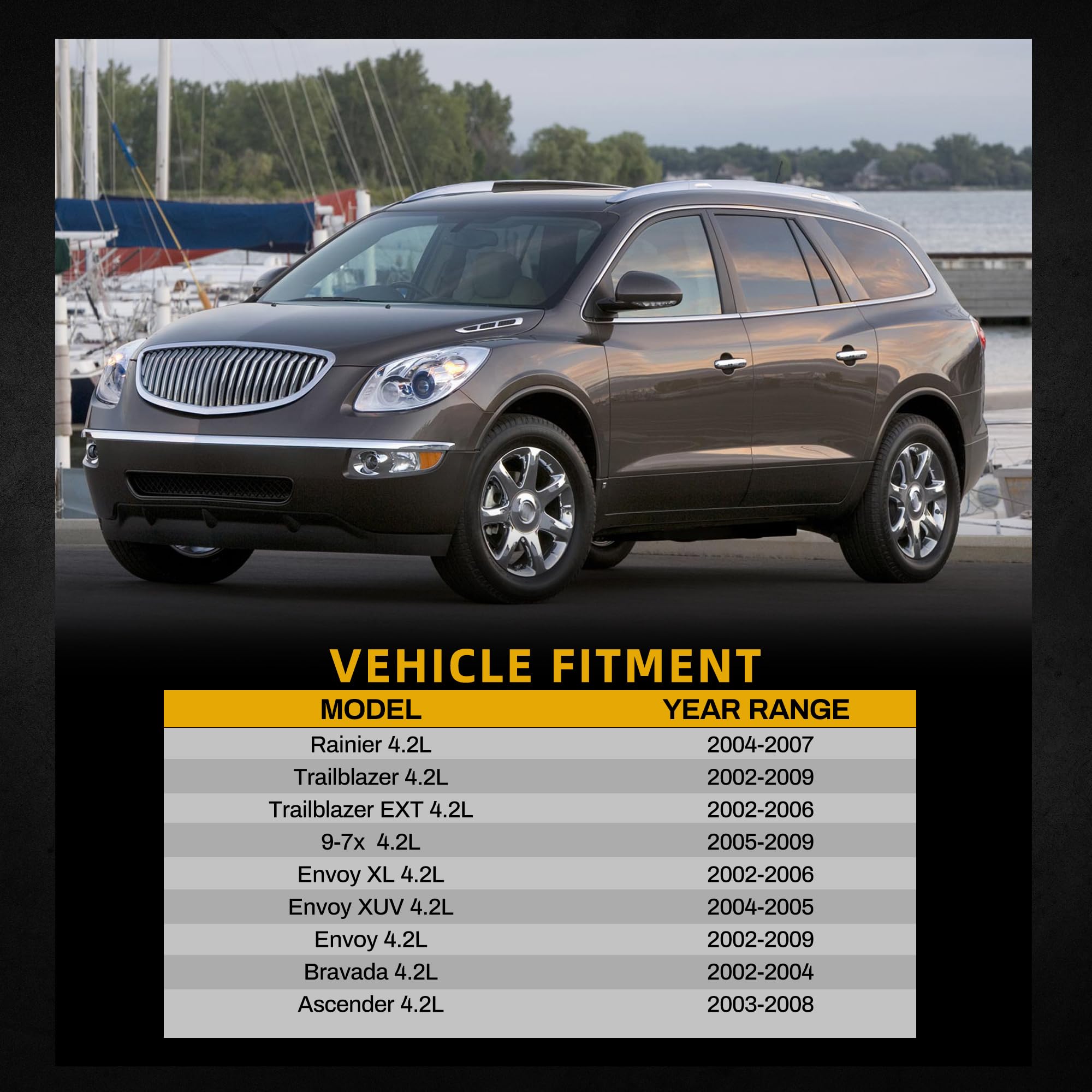 Dwvo Radiator Compatible With 2002-2009 Chevrolet Trailblazer 2002-2009 Gmc Envoy 2005-2009 Saab 9-7X 2004-2007 Buick Rainier 20