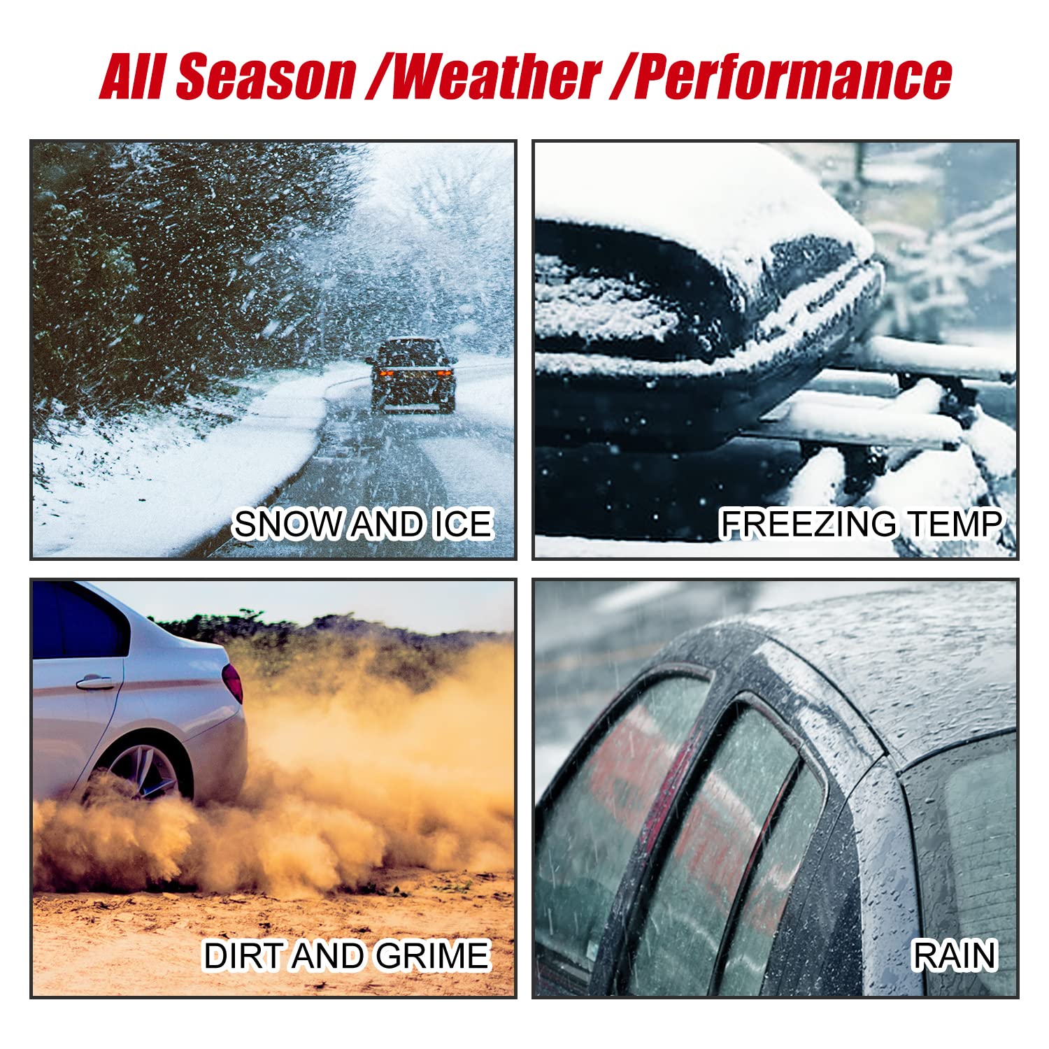 DNA MOTORING Extra Long XXL Rooftop Cargo Carrier Box Lockable Roof Luggage Storage Case w/Lock+Keys, 110Lb Capacity, 15 Cubic F