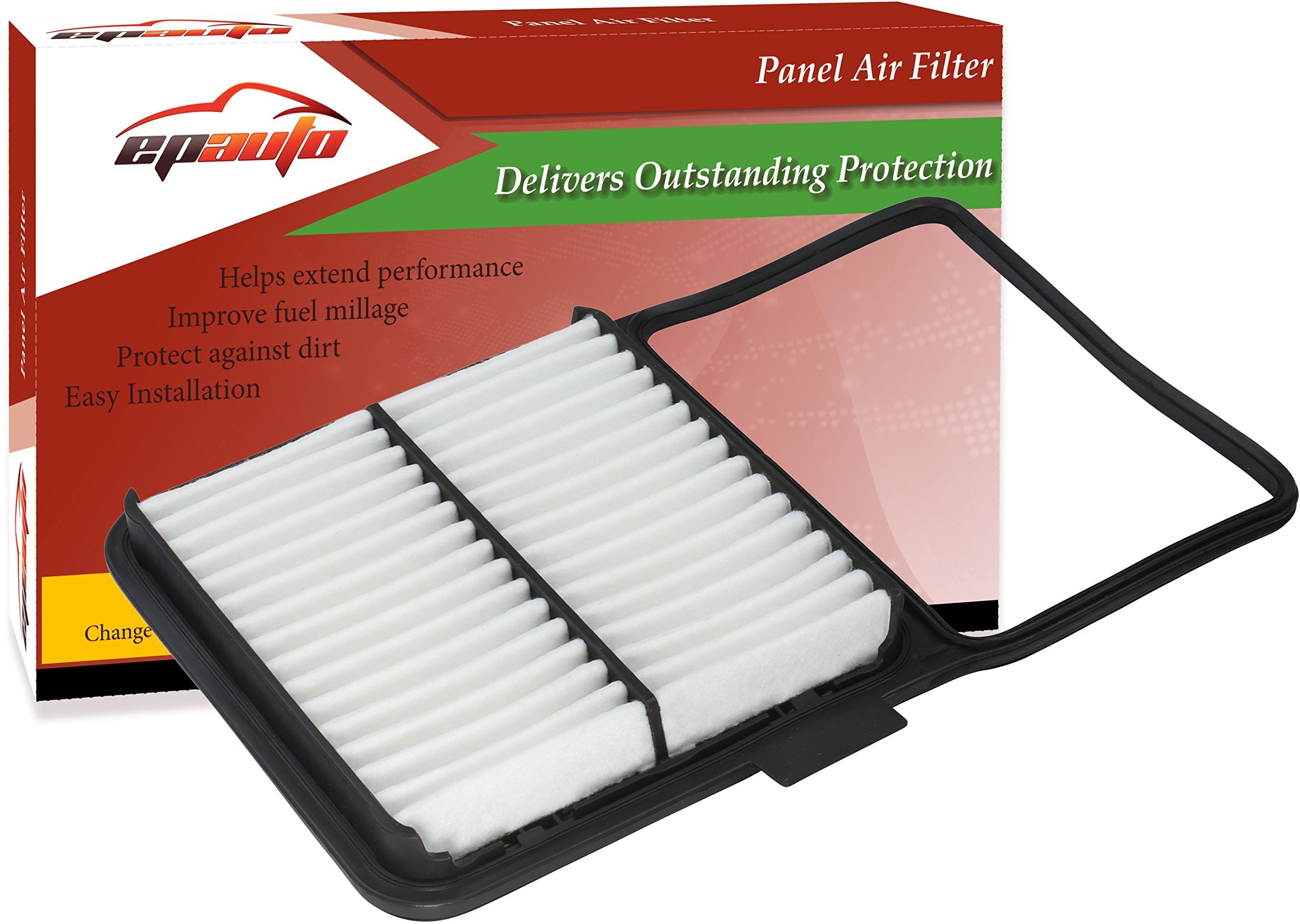 Epauto Gp159 (Ca10159) Replacement For Toyota Extra Guard Rigid Panel Engine Air Filter For Prius (2004-2009); Companion Cabin A