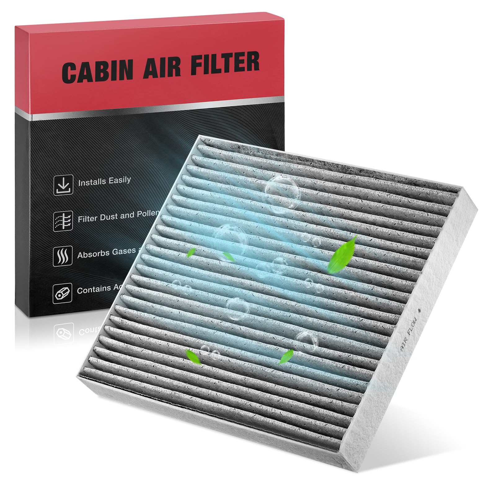 BDFHYK CF10285 Cabin Air Filter Compatible with Toyota 4Runner Avalon Camry Corolla Highlander Land Cruiser Matrix Prius Sequoia