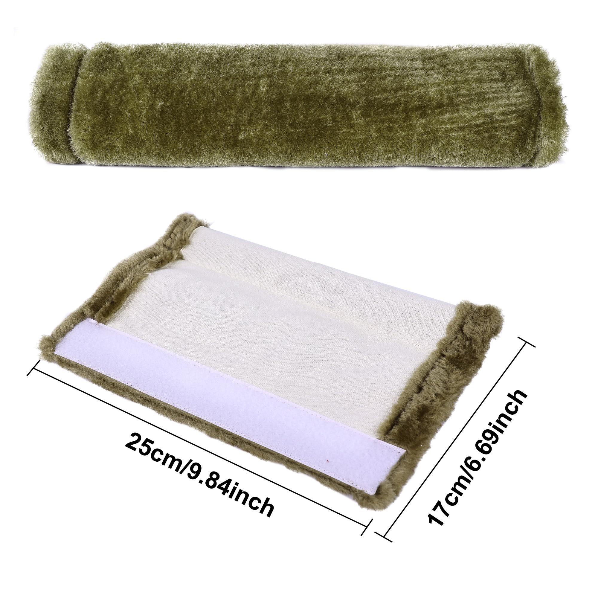 Moonet 2 Packs Car Seatbelt Covers Shoulder Pad For More Comfortable Driving, Universal Seat Belt Cover For Handbag Camera Backp