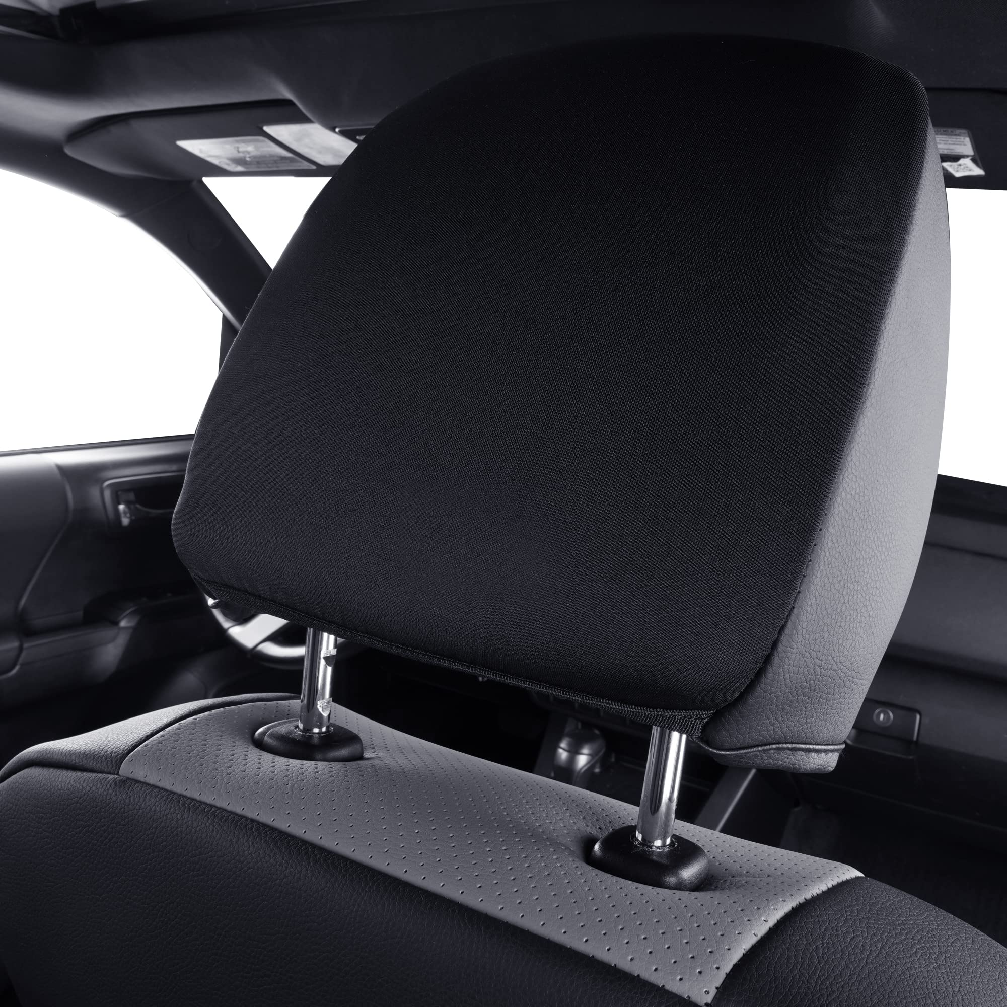 Luckyman Club 2 Front Tacoma Seat Covers Custom Fit 2016-2023 Tacoma Crew Cab And Extended Cab (Gray 2 Pcs)