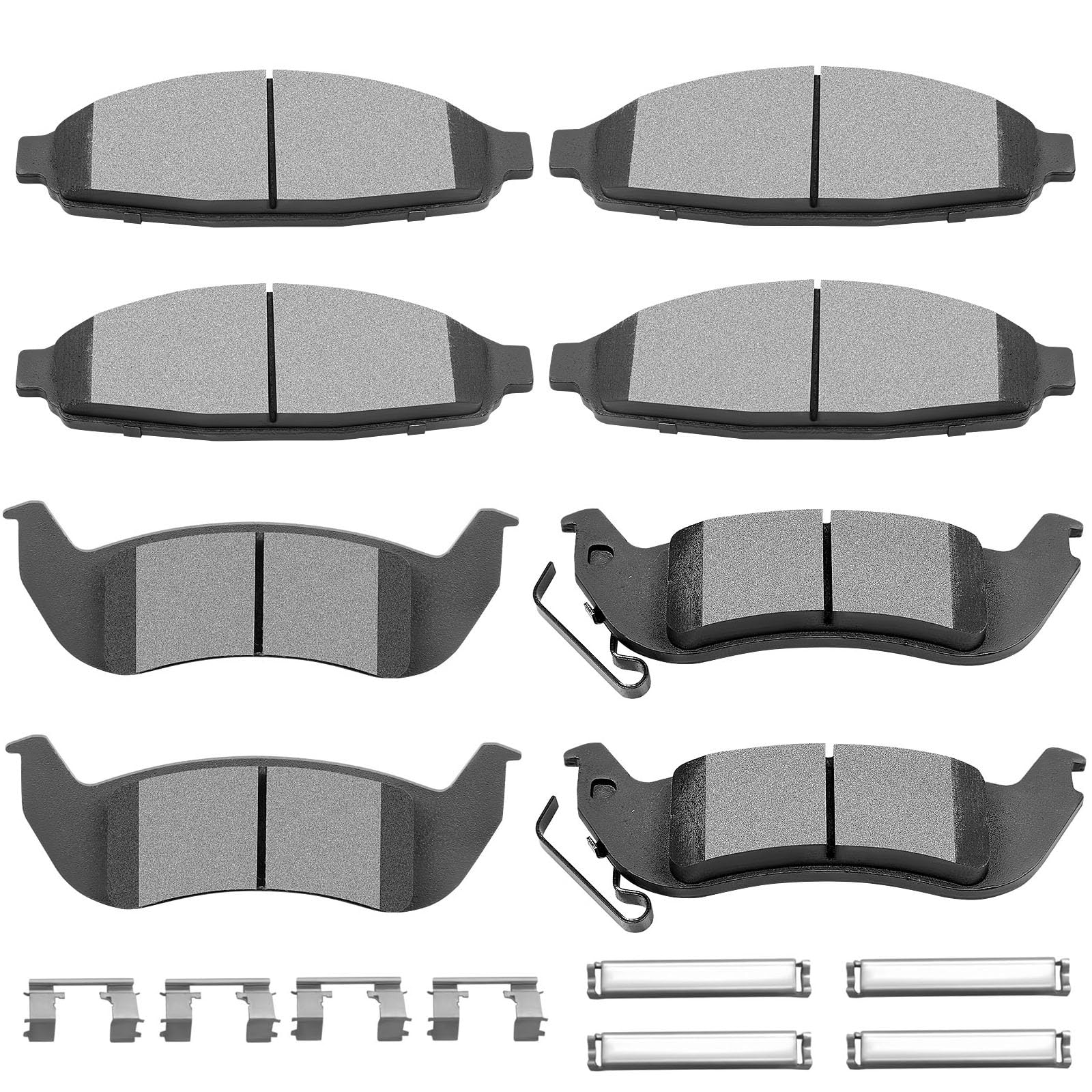 Scitoo D931 D1040 Front Rear Brake Pads Sets Fit For Ford For Crown Victoria 2003-2011,For Lincoln Town Car 2003-2011,For Mercur
