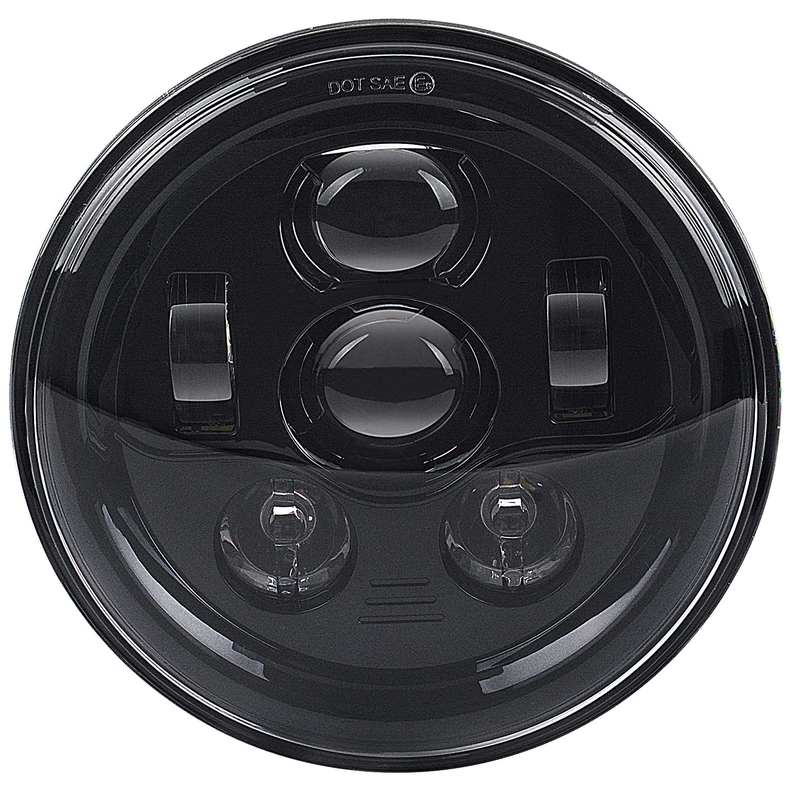 Tugwuetlwu 7 Inch Led Motorcycle Headlight Compatible With Harley Davidson Street Glide Road King Accessories Electra Glide Fat