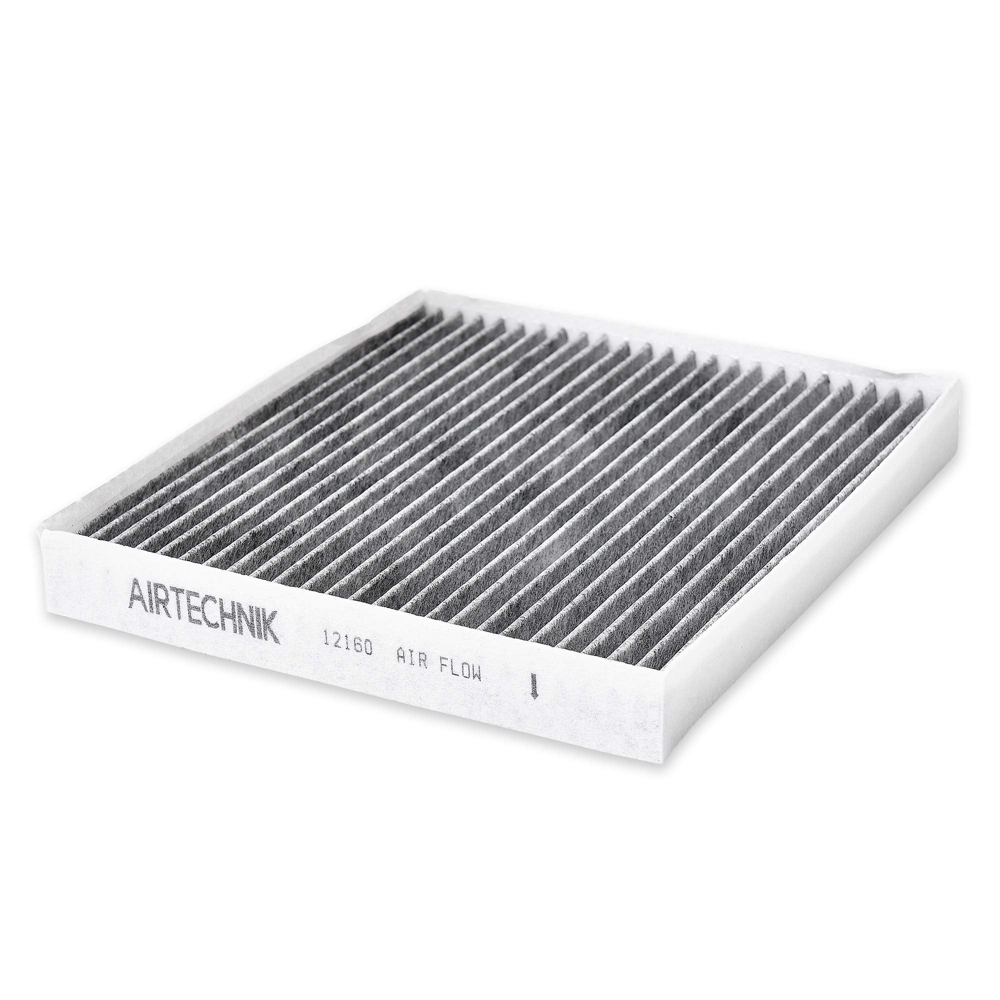 Airtechnik Cf12160 Cabin Air Filter W/Activated Carbon | Fits Hyundai Kona 18-23, Kona N 22-23 Tuscon 16-21, Veloster 19-21, Venue 20-24 / Kia Seltos 20-24, Soul 20-24, Sportage 17-22 - 97133-D3000