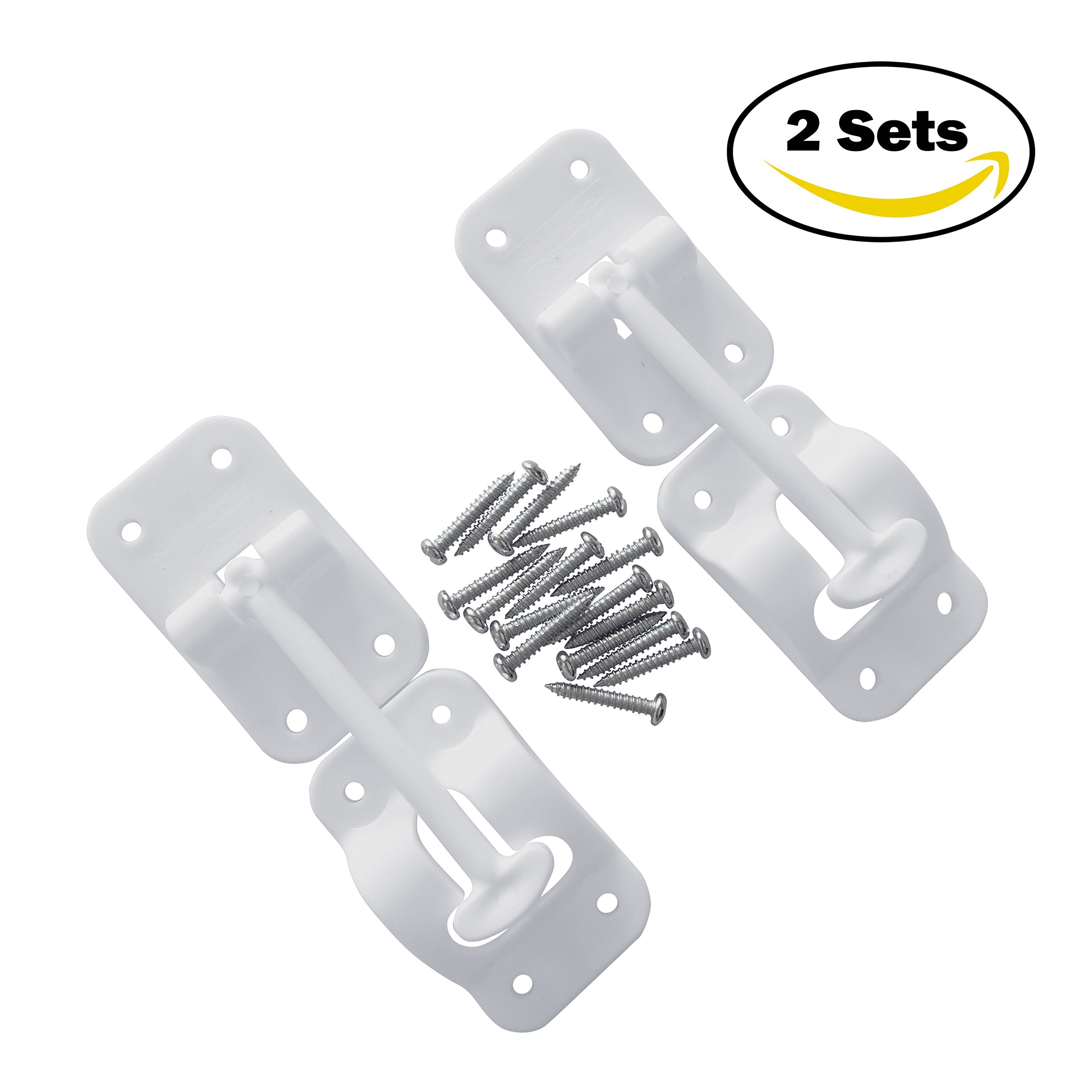 Camp'N T-Style 3 1/2'' Door Latch-Holder-Catch With Hardware For Rv, Trailer, Camper, Motor Home, Cargo Trailer - Oem Replacemen