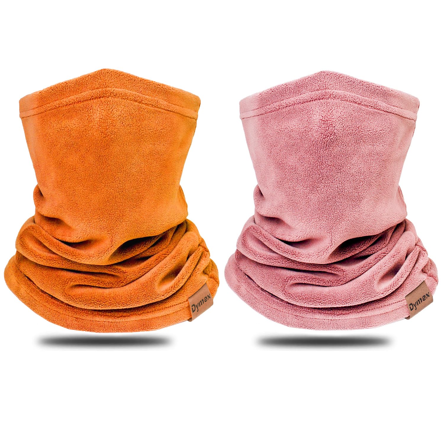 Dymex 2 Pcs Kids Neck Warmer Gaiter Winter Fleece Neck Cover Balaclava Windproof Face Cover Mask For Ski Motorcycle