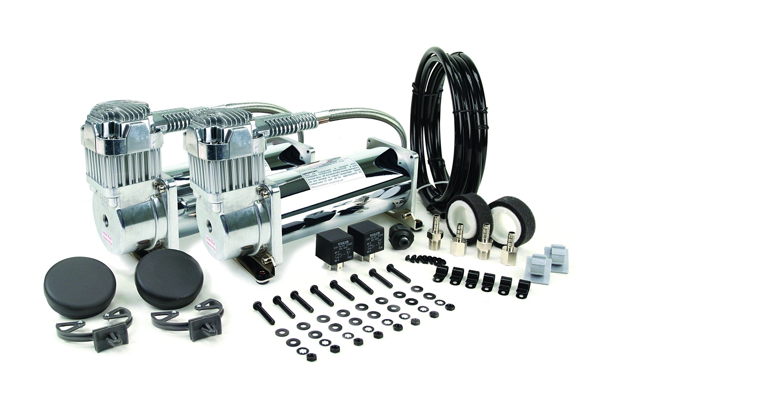 Dual Chrome 450C Value Pack (150 Psi, 450C/2, 110/145 P. Switch, 40 Amp Relay/2)