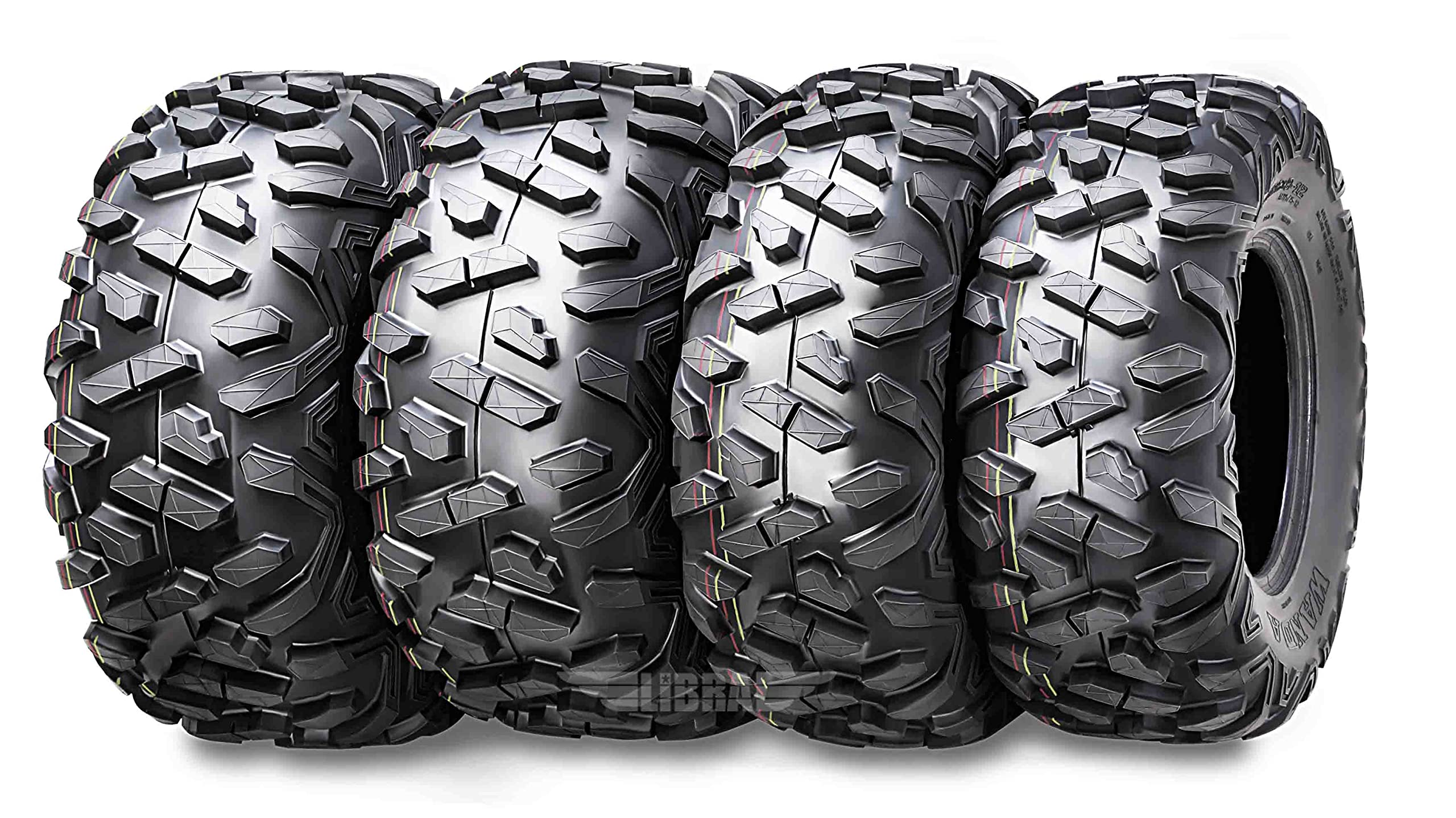 Wanda Set Of 4 Radial Atv/Utv Tires 26X9R12 Front & 26X11R12 Rear /6Pr P3501