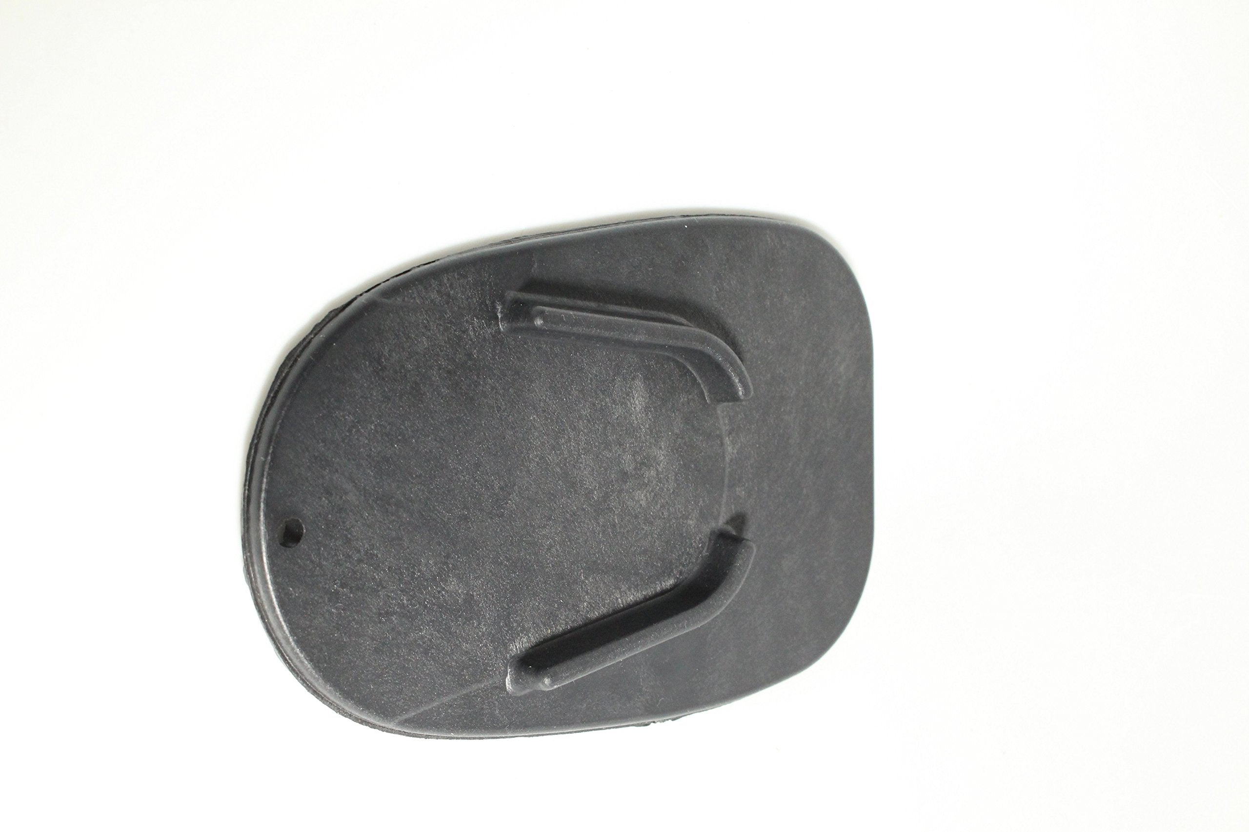 Motorcycle Kickstand Plate | Kick Stand Plate Pad Base For Motorcycle Motor Dirt Bike Perfect For Parking On Hot Asphalt And Soft Surfaces Multicolor Multipack (Black)