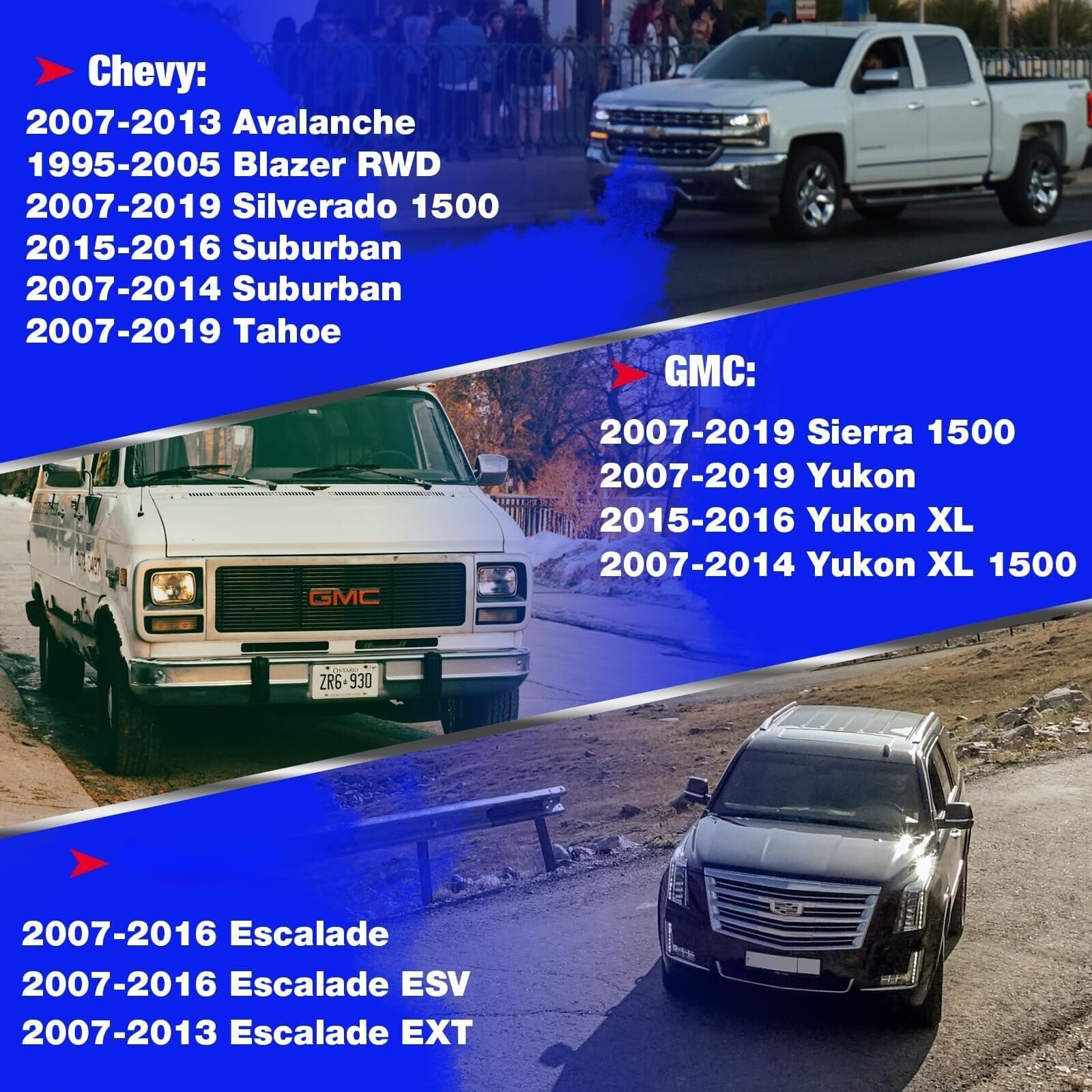 KSP Suspension Stabilizer Bar Link for Chevy GMC Silverado Sierra 1500, Front Sway Bar End Link for Escalade Avalanche Suburban