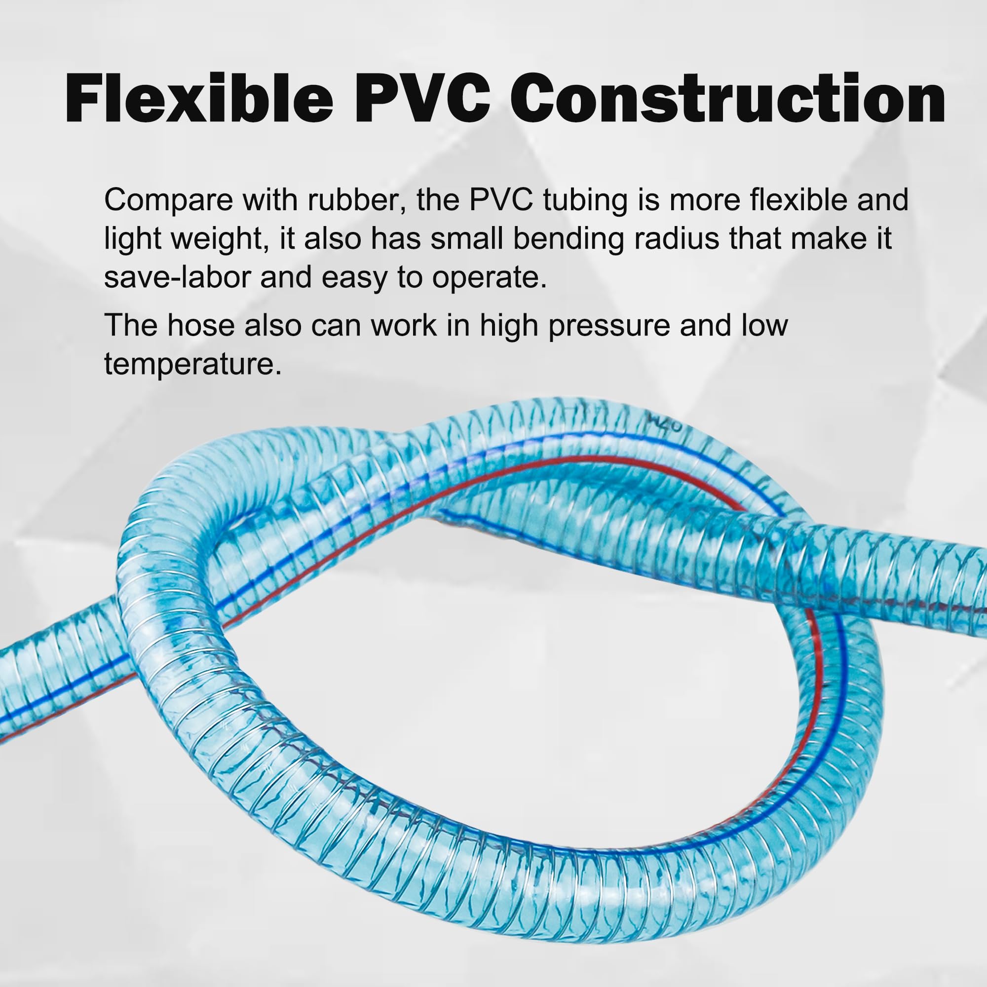 1 Inch Npt Fuel Transfer Hose, 10Ft Farm Hose For Dispensing Diesel, Gasoline, Kerosene & Biodiesel, Efficient 10 Feet Pump Tank