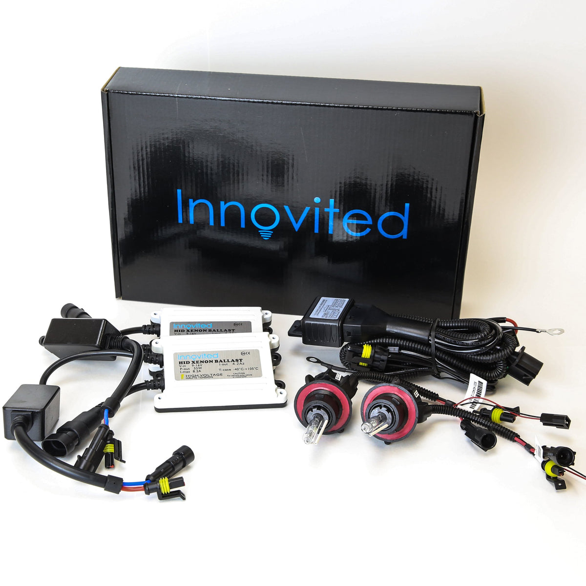 Innovited H13-3 9008 Pink Bi Xenon Hi/Lo Xenon Bulb X 1 Pair Bundle With 2 X 55W Platinum Digital Ballast