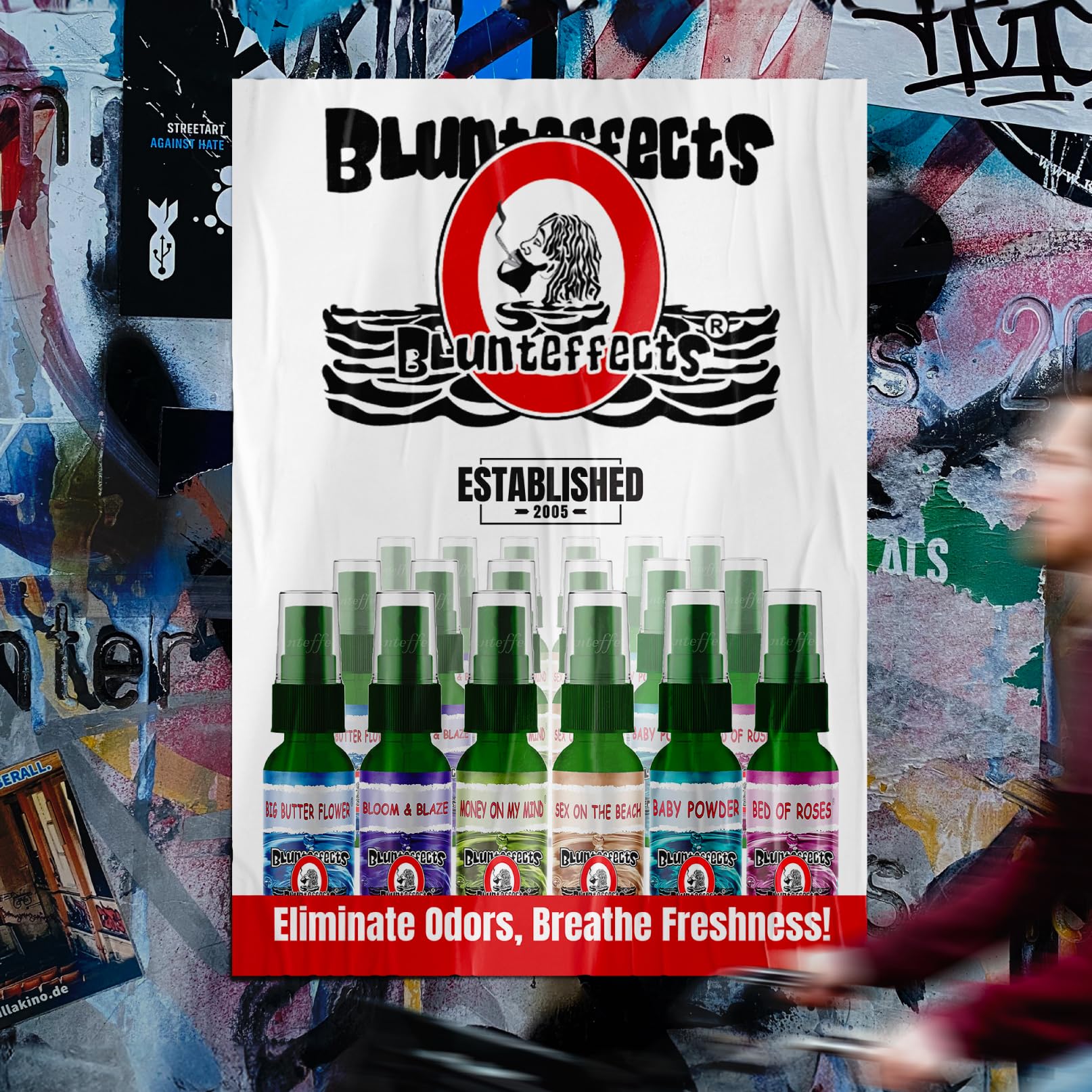 Blunteffects 100% Concentrated Air Freshener Car/Home Spray (5 Assorted Scents) By Blunteffects