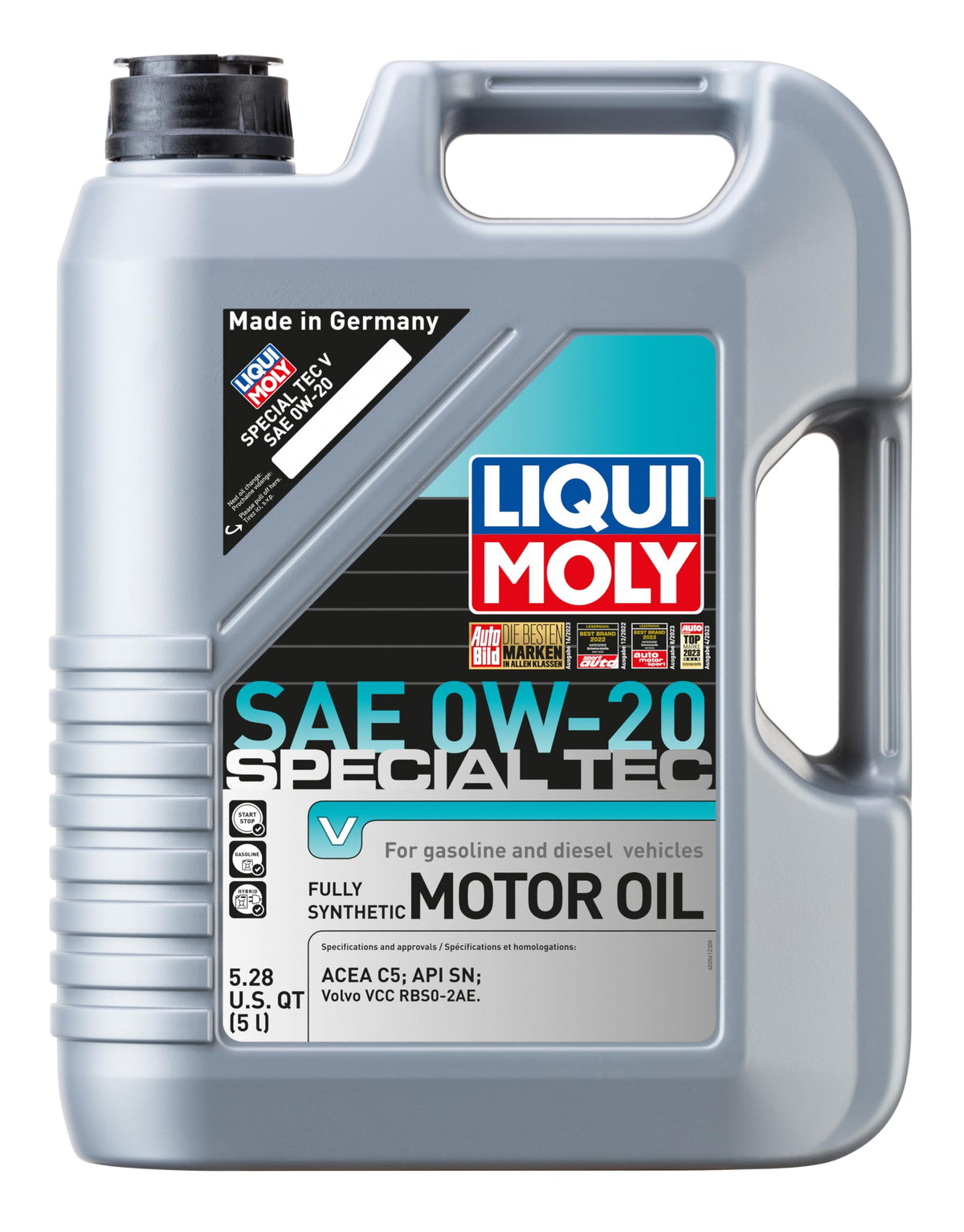 Liqui Moly Special Tec V Sae 0W-20 | 5 L | Synthesis Technology Motor Oil | Sku: 20200