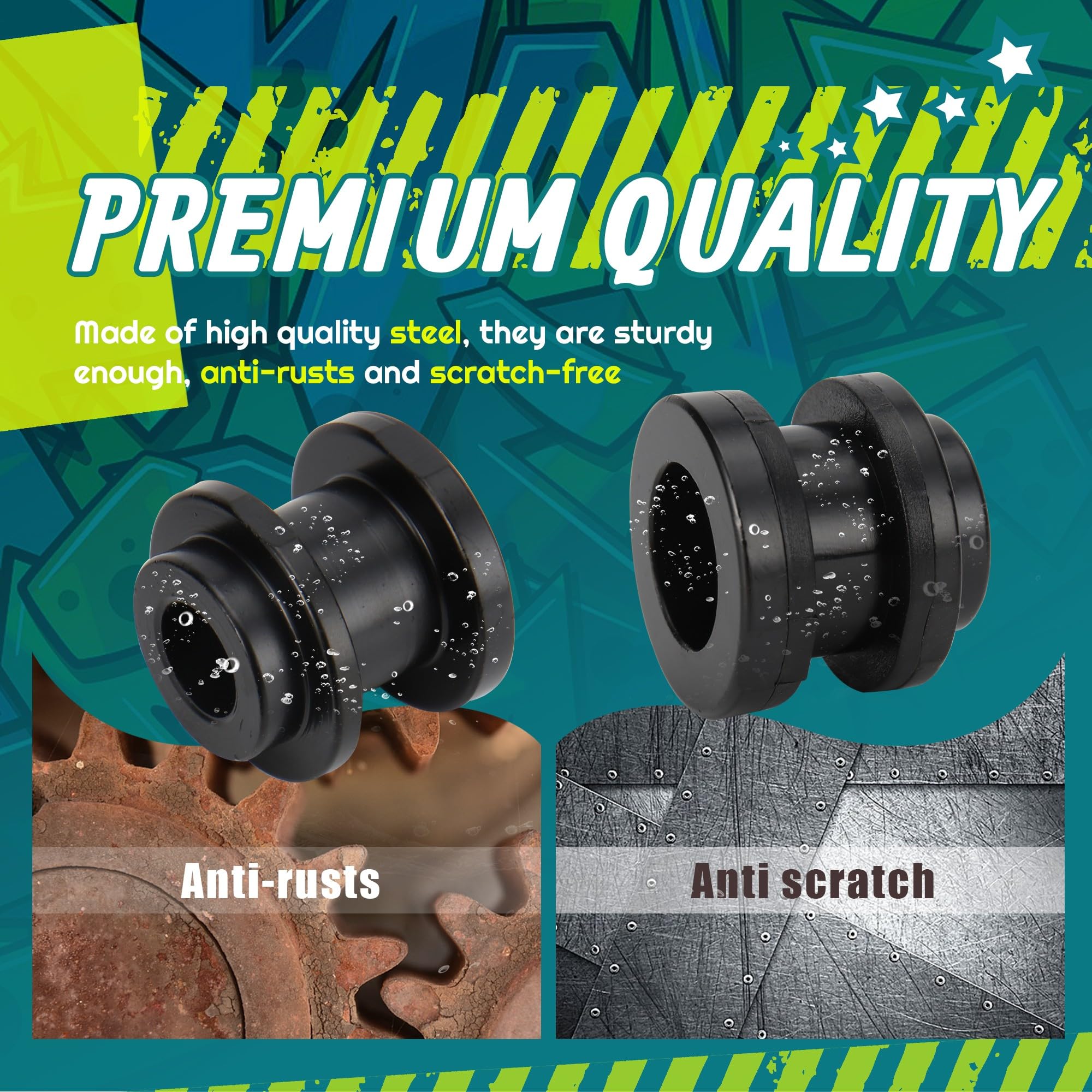 MoKitDora Hold Fast Sissy Bar Docking Hardware Kit for Harley 2018-later Softail Fat Boy FLFB, FLFBS, FXBR FXBRS FLDE, FLHC, FLH