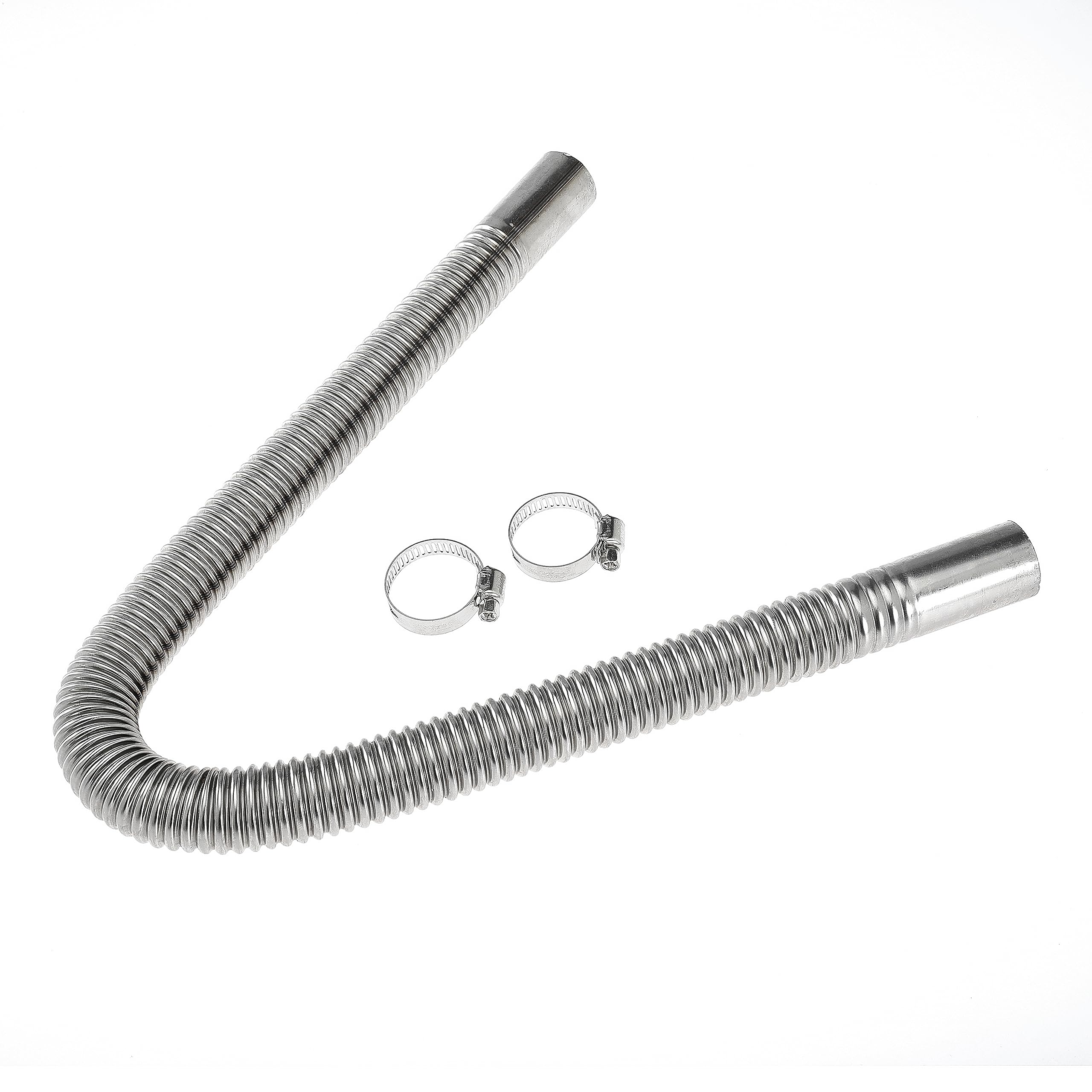 60cm 1 inch Diesel Heater Exhaust Pipe Generator Exhaust Extension Fuel Tank Diesel Gas Vent Hose with Clamps