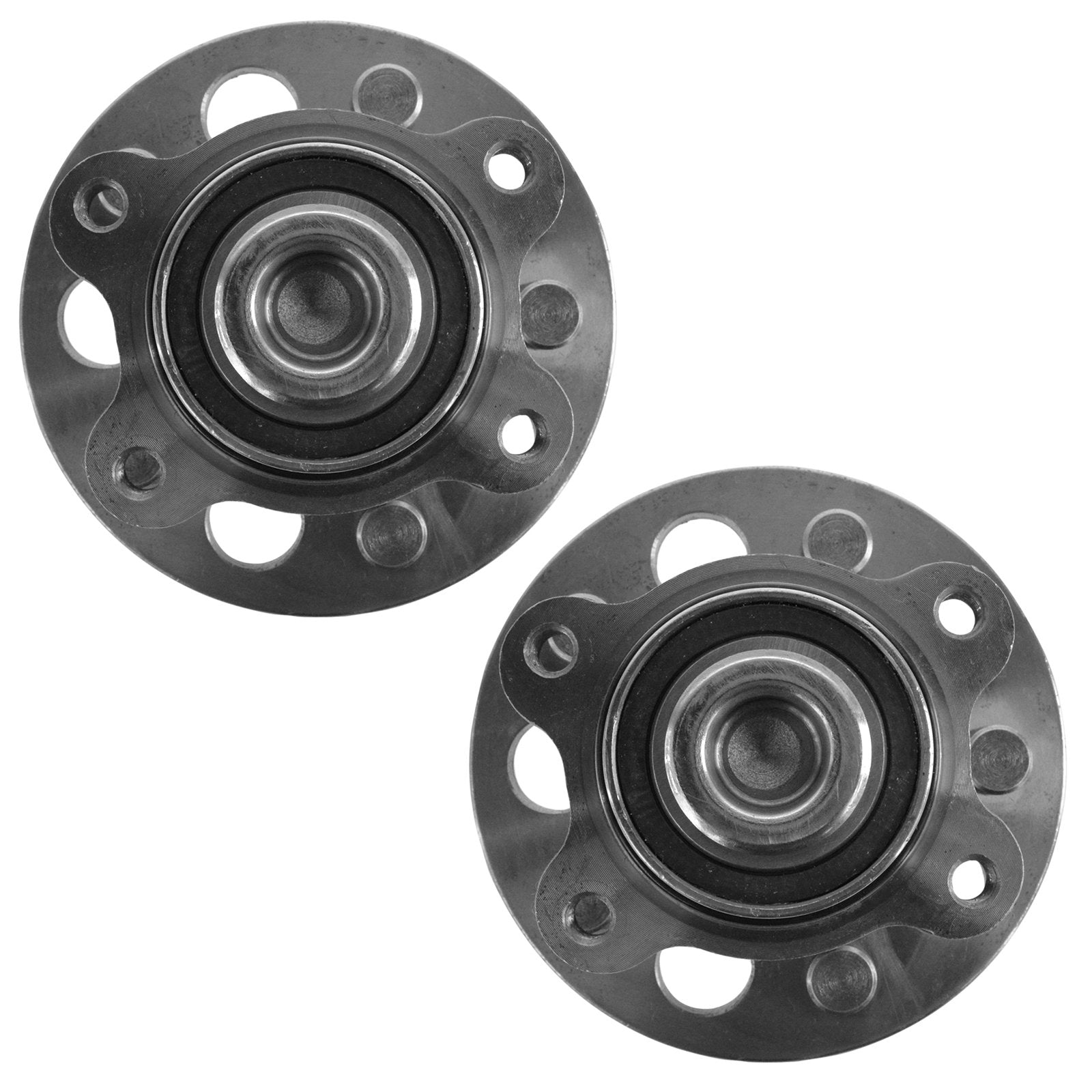 Trq Rear Wheel Hub Bearings Assembly Set Compatible With 2006-2012 Honda Civic