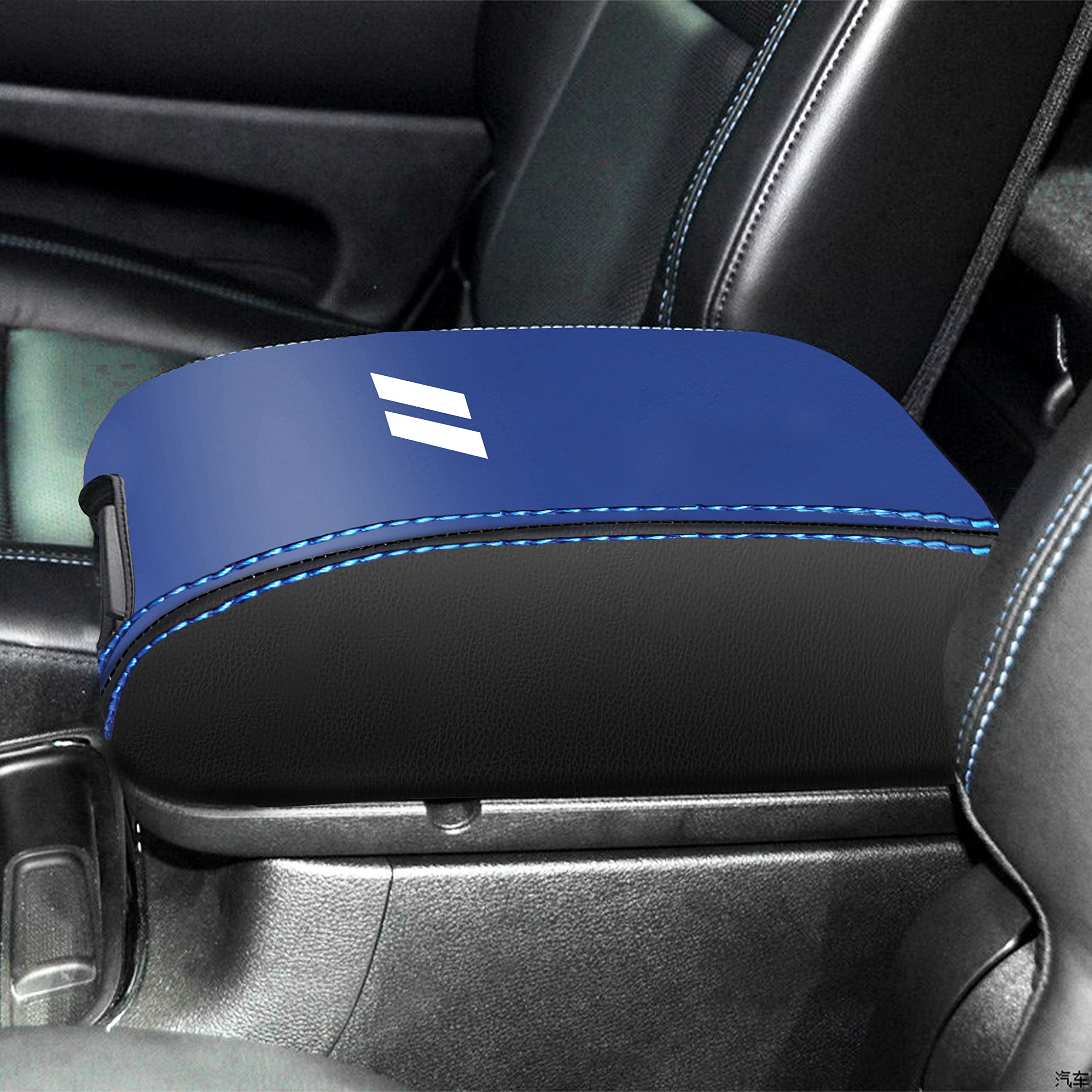 Yosrter For Dodge Durango Accessories 2011-2018 2019 2020 Center Console Armrest Cover Interior Box Anti-Scratch Leather Central
