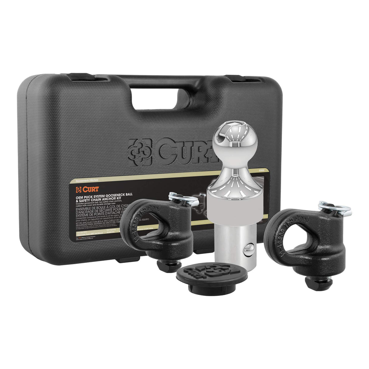 Curt 60692 Oem Puck System Gooseneck Hitch Kit, 30K, 2-5/16-In Ball, Fits Select Silverado, Sierra 2500, 3500 Hd, F-250, F-350, 