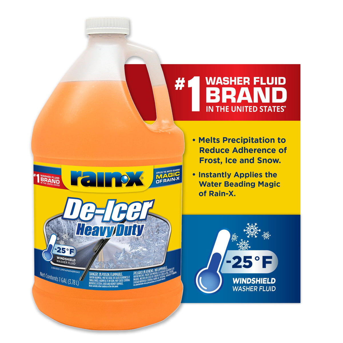 Rain-X Rx68106 Prem De-Icer Washer Fluid