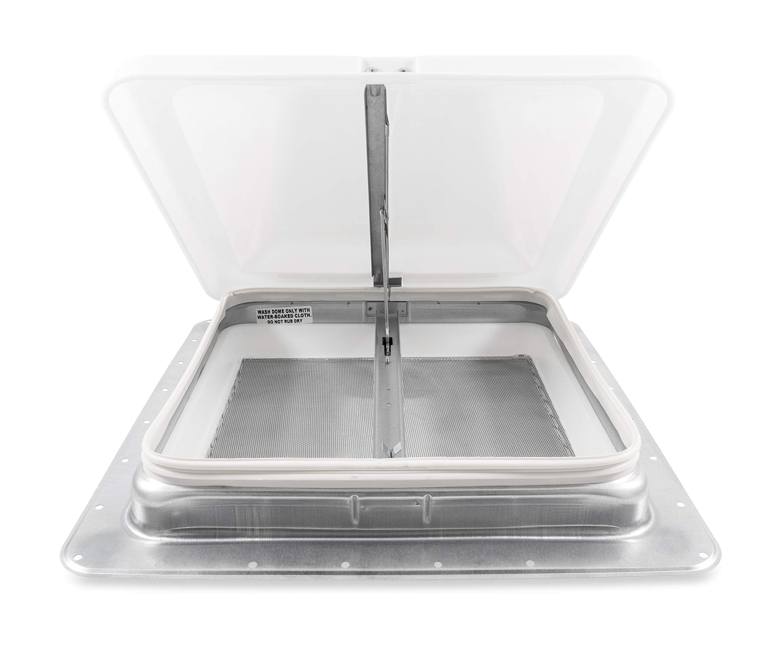 Camco Rv Roof Vent Kit - Features Waterproof Design & Translucent Lid - Seals Out Wetness & Insects While Providing Better Airflow - Replace Ventline, Jensen & Elixir Vents (40480)
