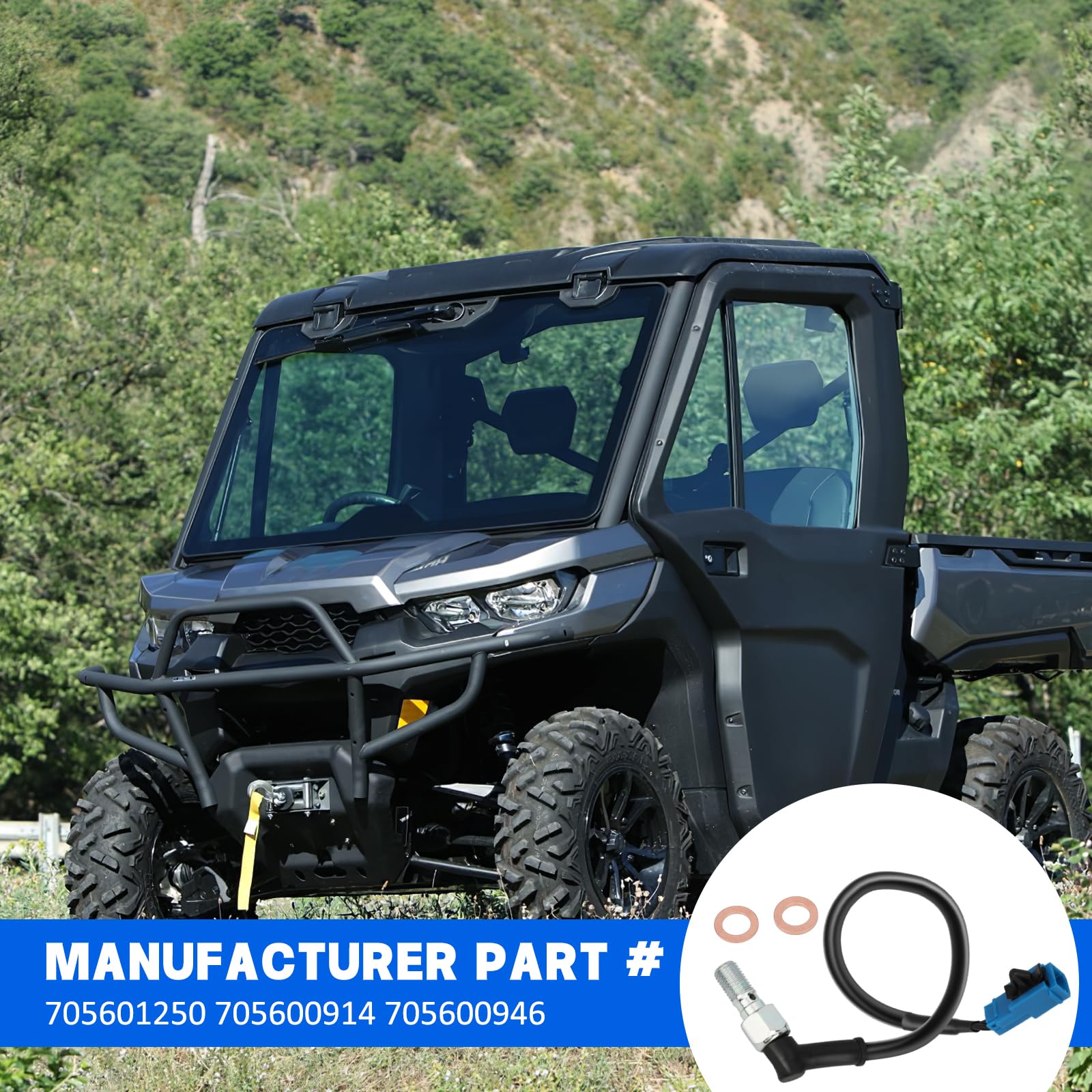 M MATI Brake Switch Stop Sensor for Can Am Outlander Maverick Defender Commander Renegade 450 500 570 650 800 850 1000 705601250