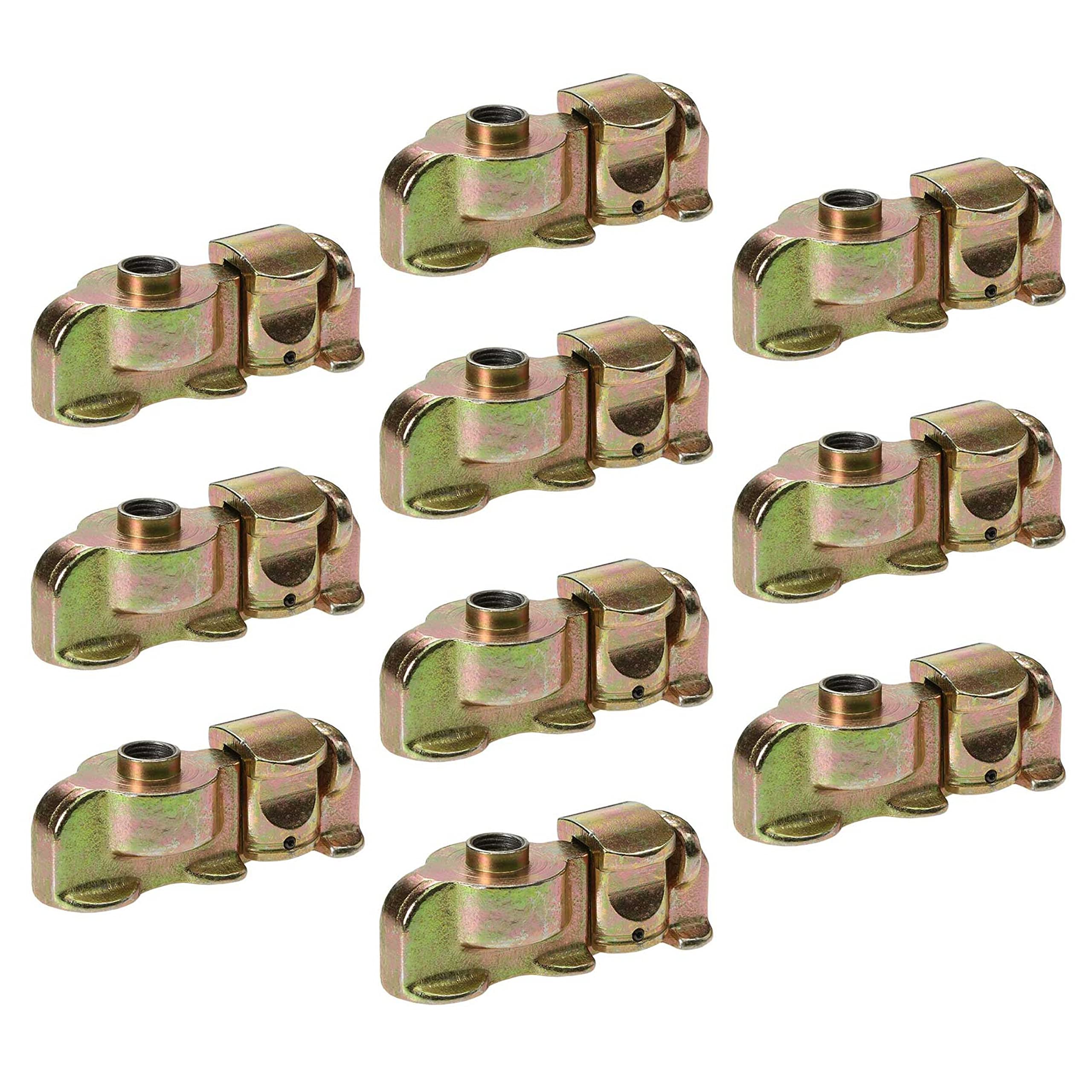 Us Cargo Control L Track Double Stud Fitting With Bolt Thread, Use With L Track Rails In Your Truck Or Trailer To Create Instant Tie-Down Anchor Points, Working Load Limit Of 1,333 Pounds, 10 Pack