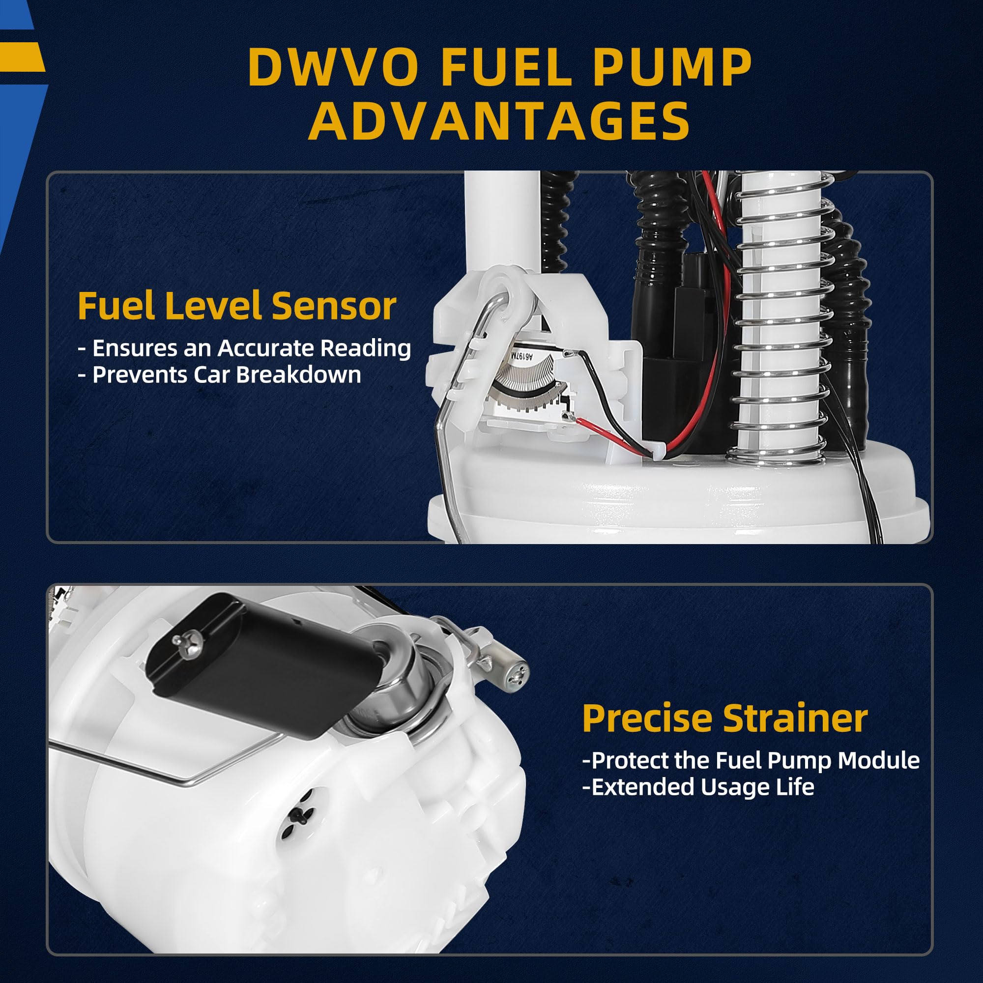 Dwvo Fuel Pump Module Assembly Compatible With Nissan Sentra 2013 2014 2015 2016 2017 2018 2019 L4 1.8L