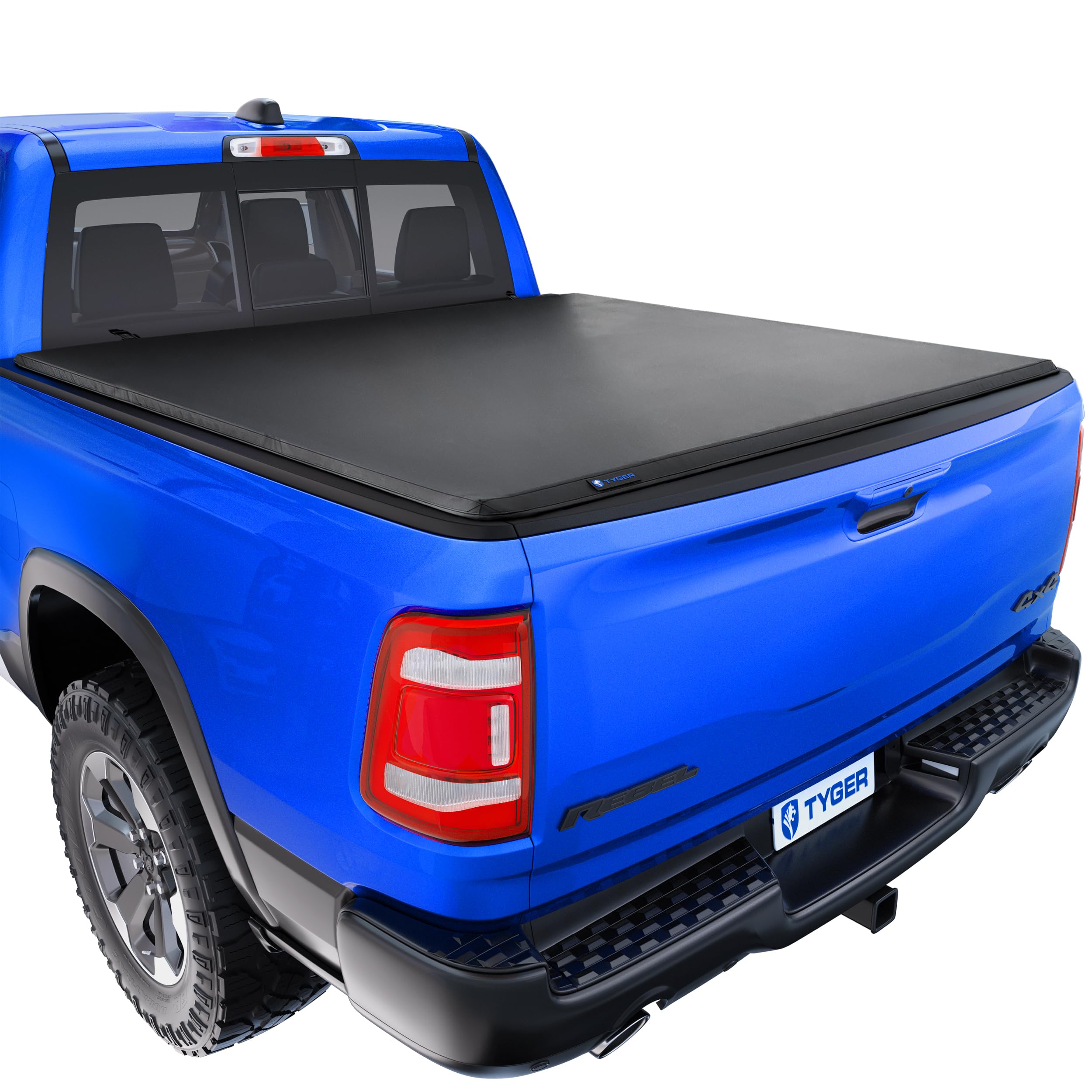 Tyger Auto T3 Soft Tri-Fold Truck Bed Tonneau Cover Compatible With 2019-2025 Ram 1500 New Body (Not Fit 19-25 Classic) | 5'7''