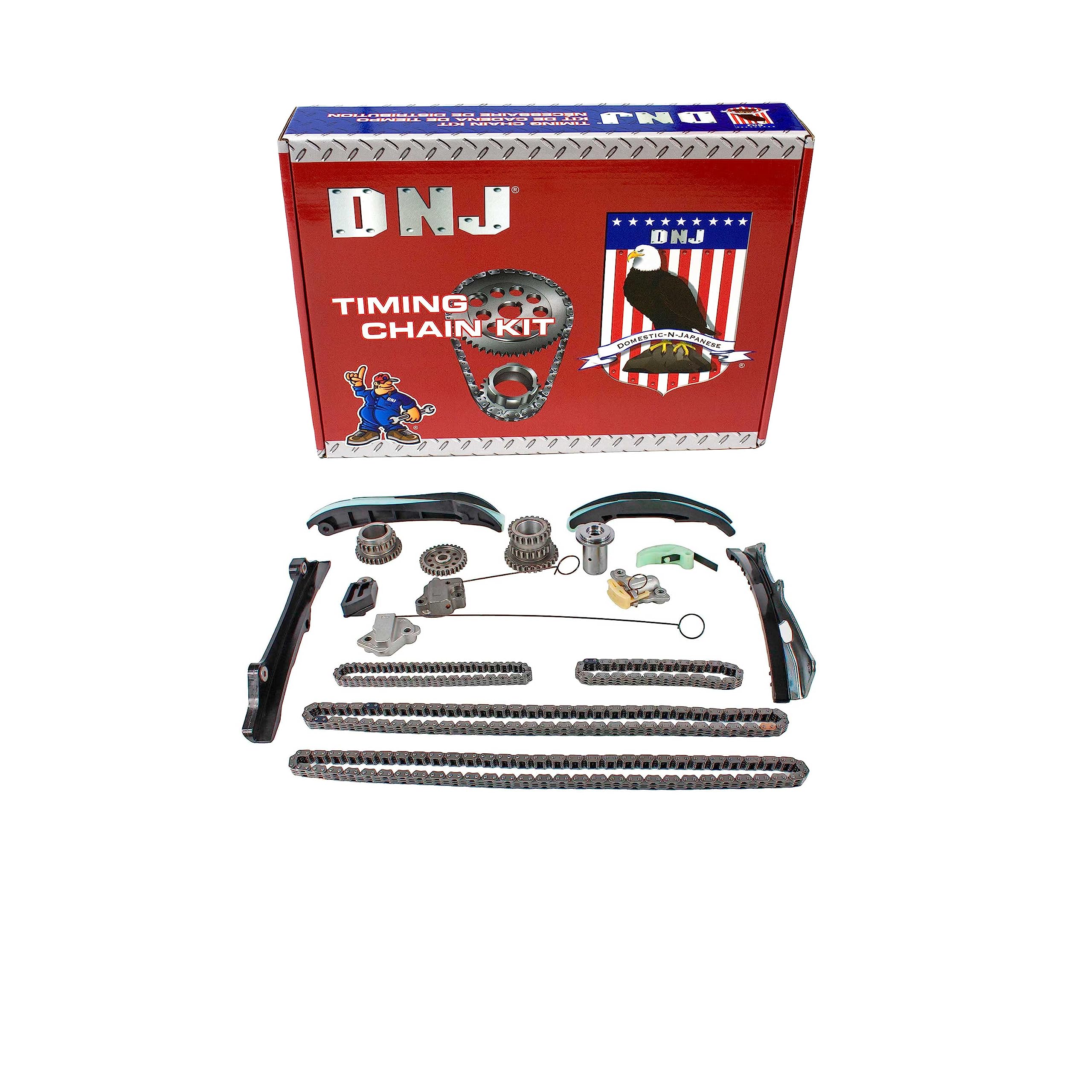 Dnj Tk1169 Timing Chain Kit For 2011-2016/ Chrysler, Dodge, Jeep, Ram, Volkswagen 1500, Avenger, C/V, Challenger, Charger, Chero