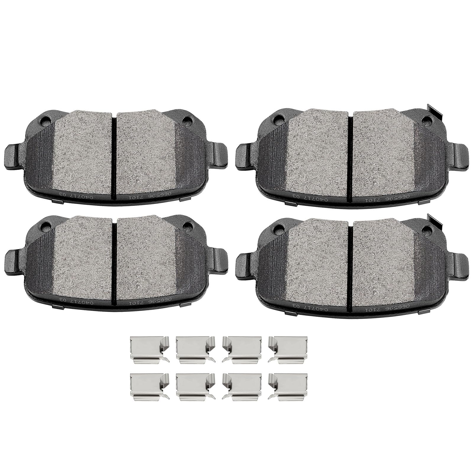 Scitoo D1326 Rear Ceramic Brake Pads Sets Fit For Chrysler Town & Country 2008-2012,For Dodge Grand Caravan 2008-2012,For Dodge