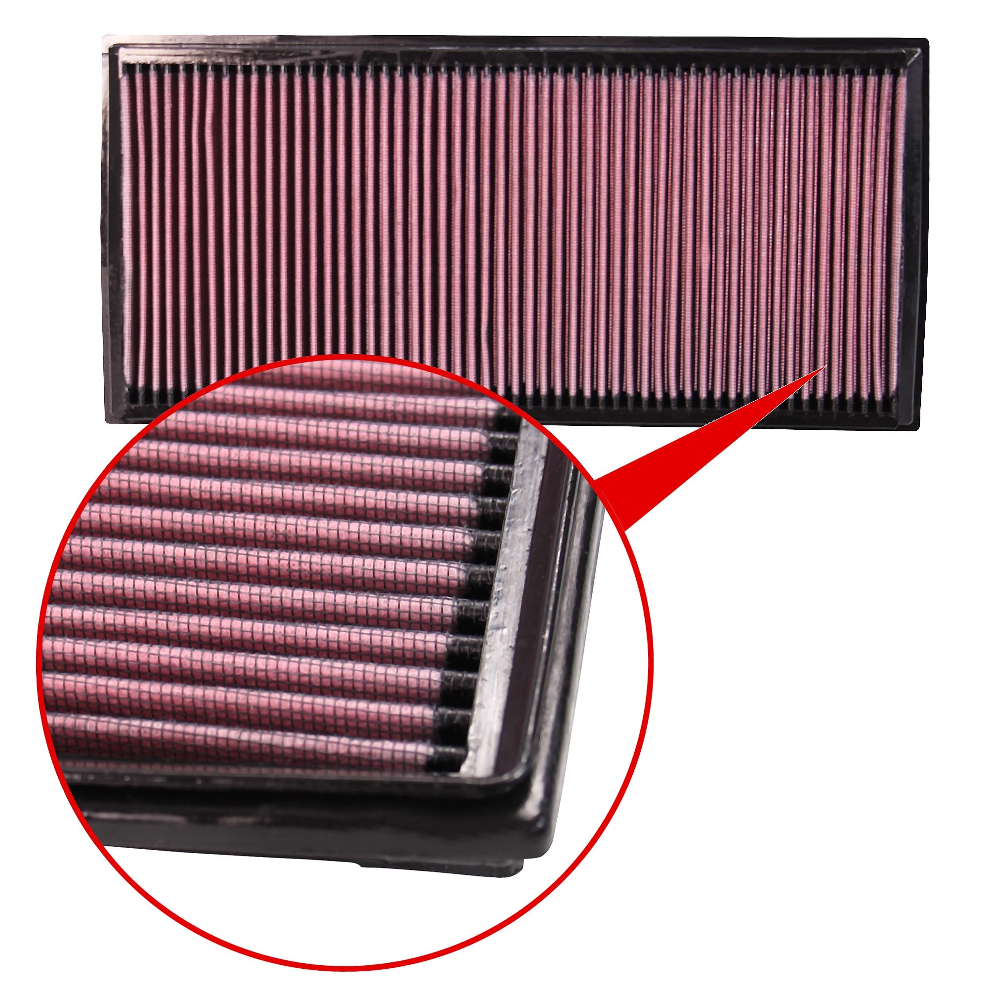 K&N Engine Air Filter: Increase Power & Acceleration, Washable, Replacement Car Air Filter: Compatible With 2002-2019 Porsche/Vo