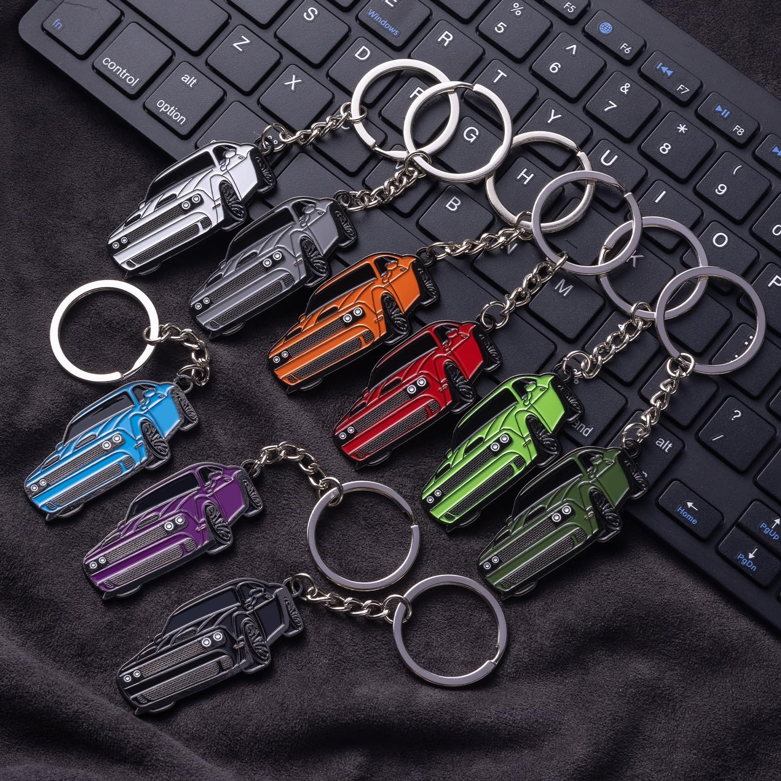 Zuxiaoyaya For Challenger Keychain Accessories Srt,Key Chain For Dodge Challenger Srt Sxt