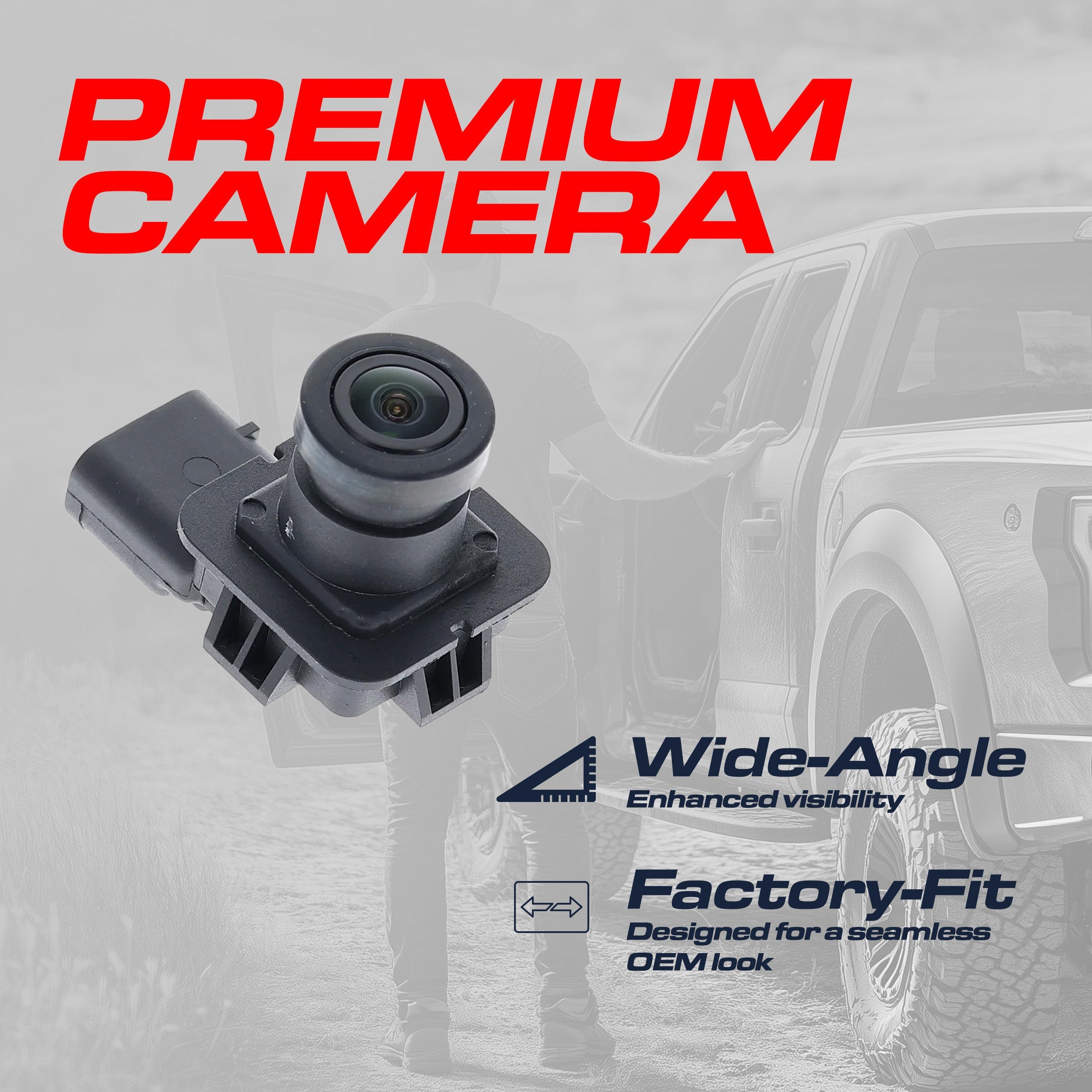 Ford Fiesta Hatchback, Fiesta ST (2018-2019) OEM Replacement Backup Camera OE Part # D2BZ-19G490-E