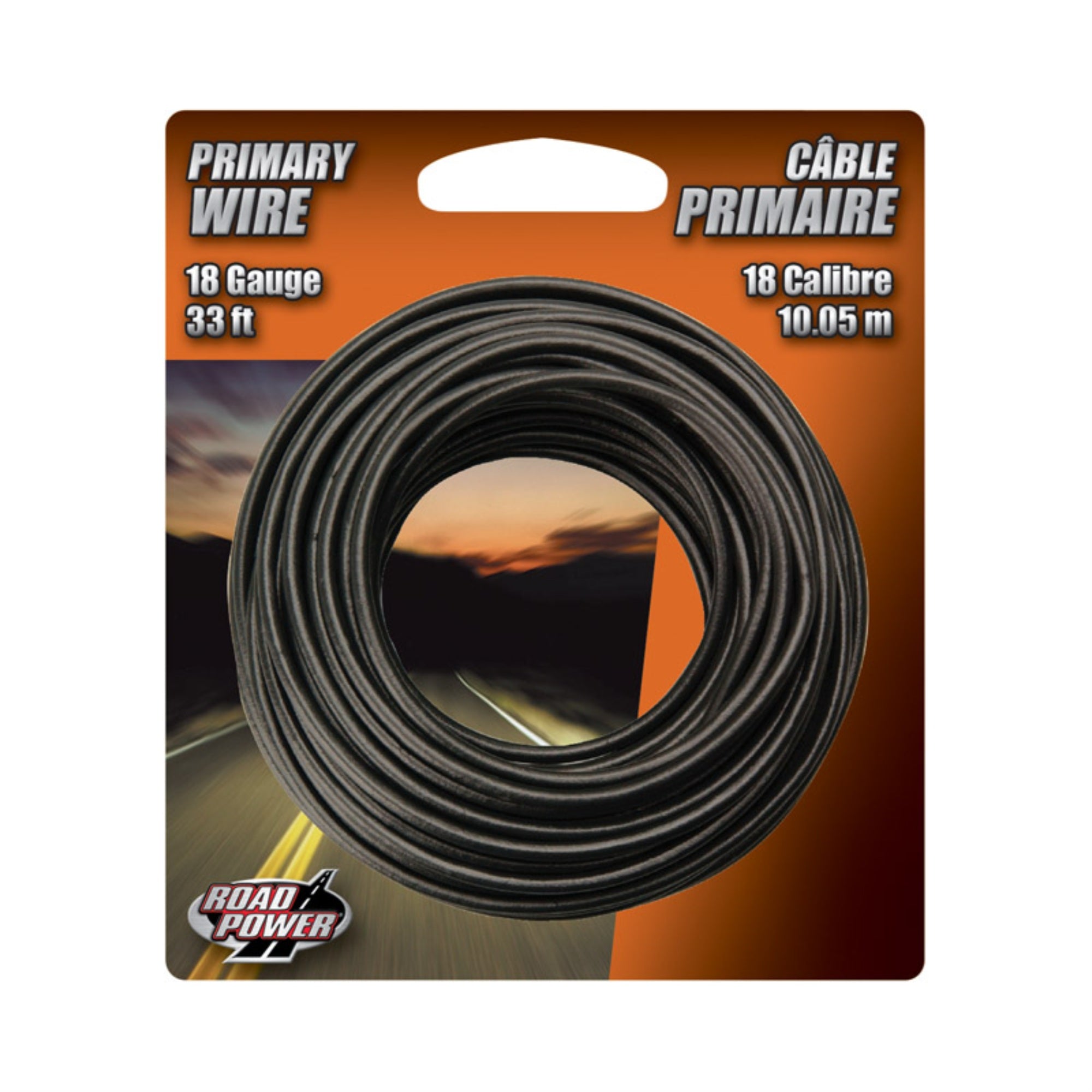 WIRE PRIMARY 18GA33 BLK (Pack of 1)