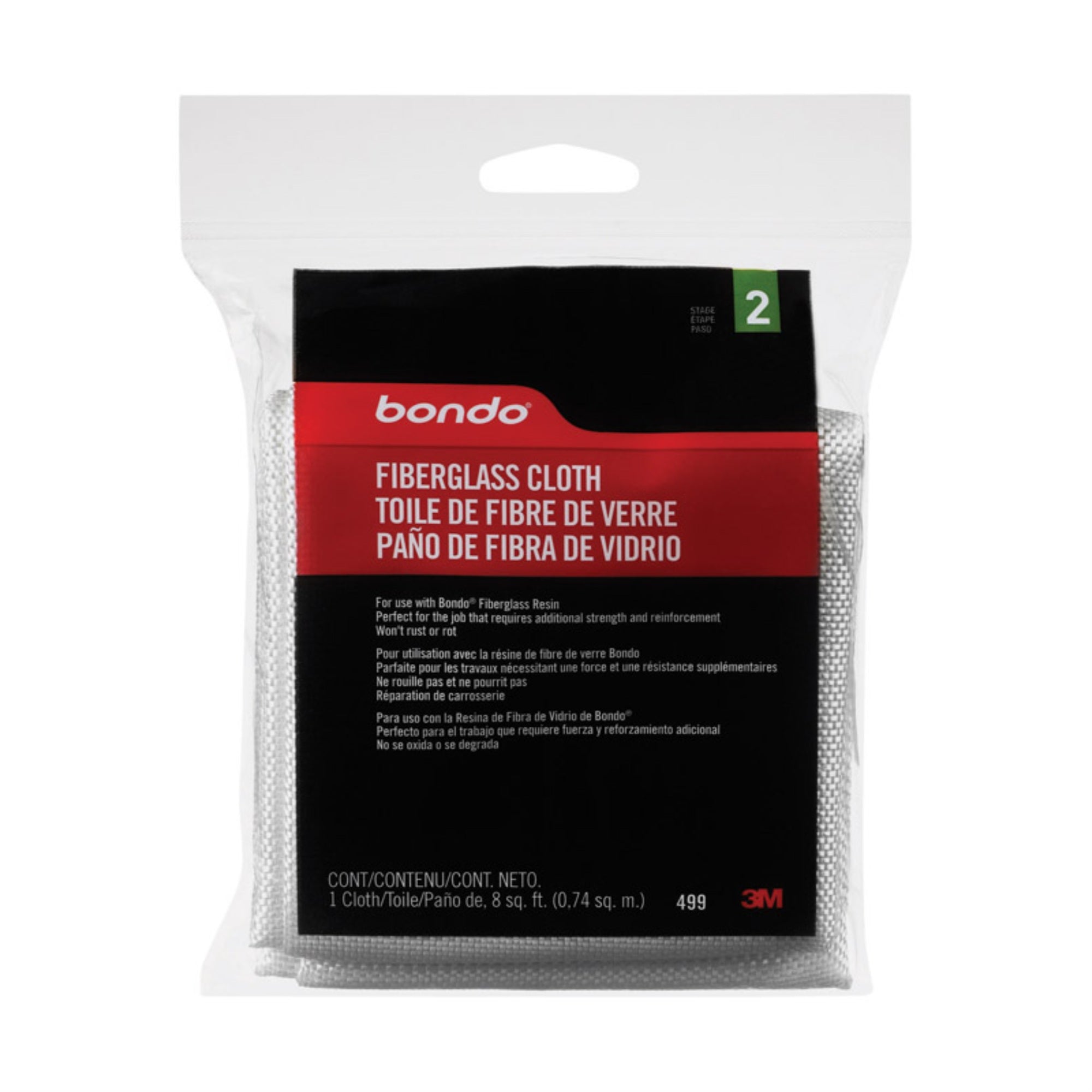 Fiberglas Cloth8Sq'Bondo(Pack Of 1)