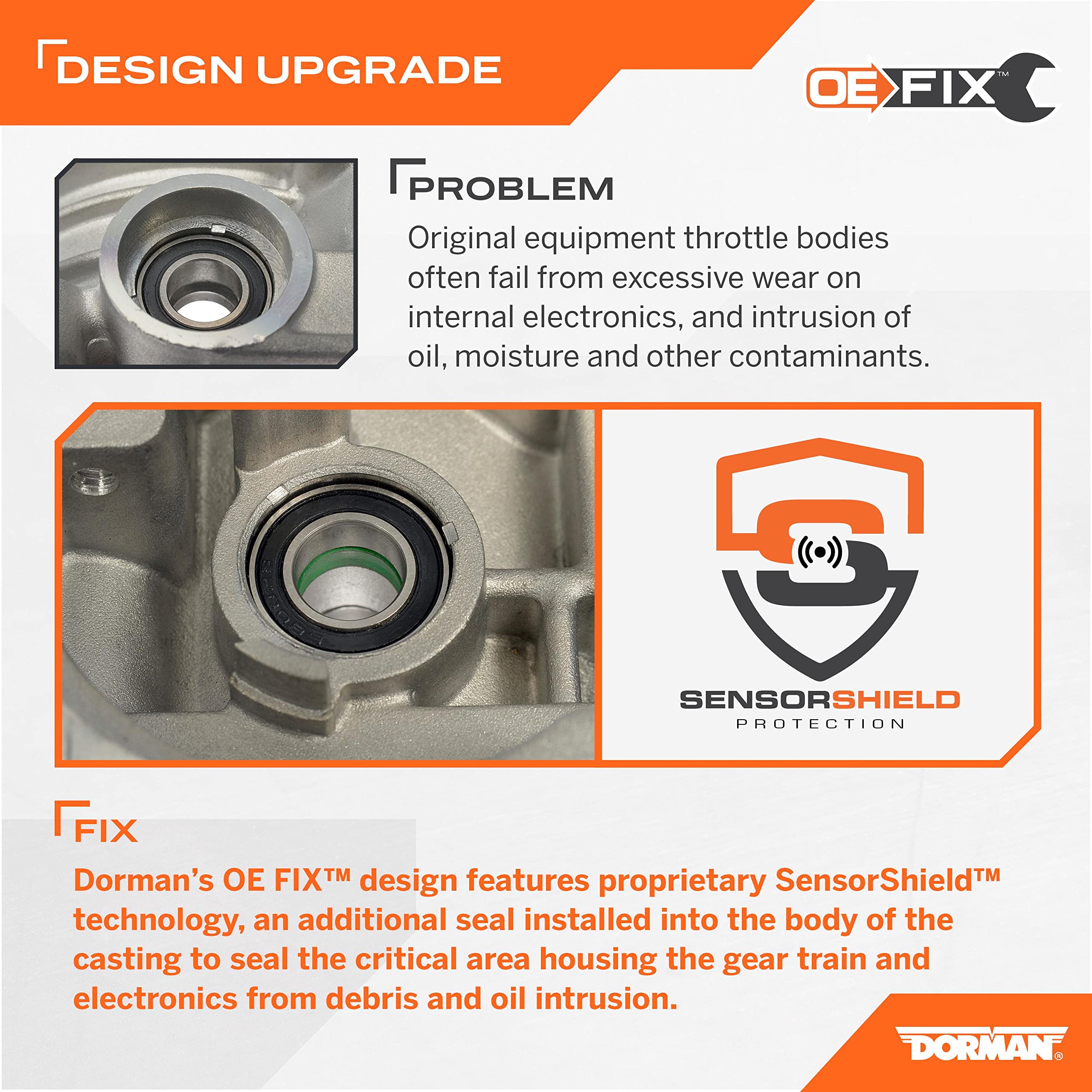 Dorman 977-161 Electronic Throttle Body Compatible with Select Models (OE FIX)