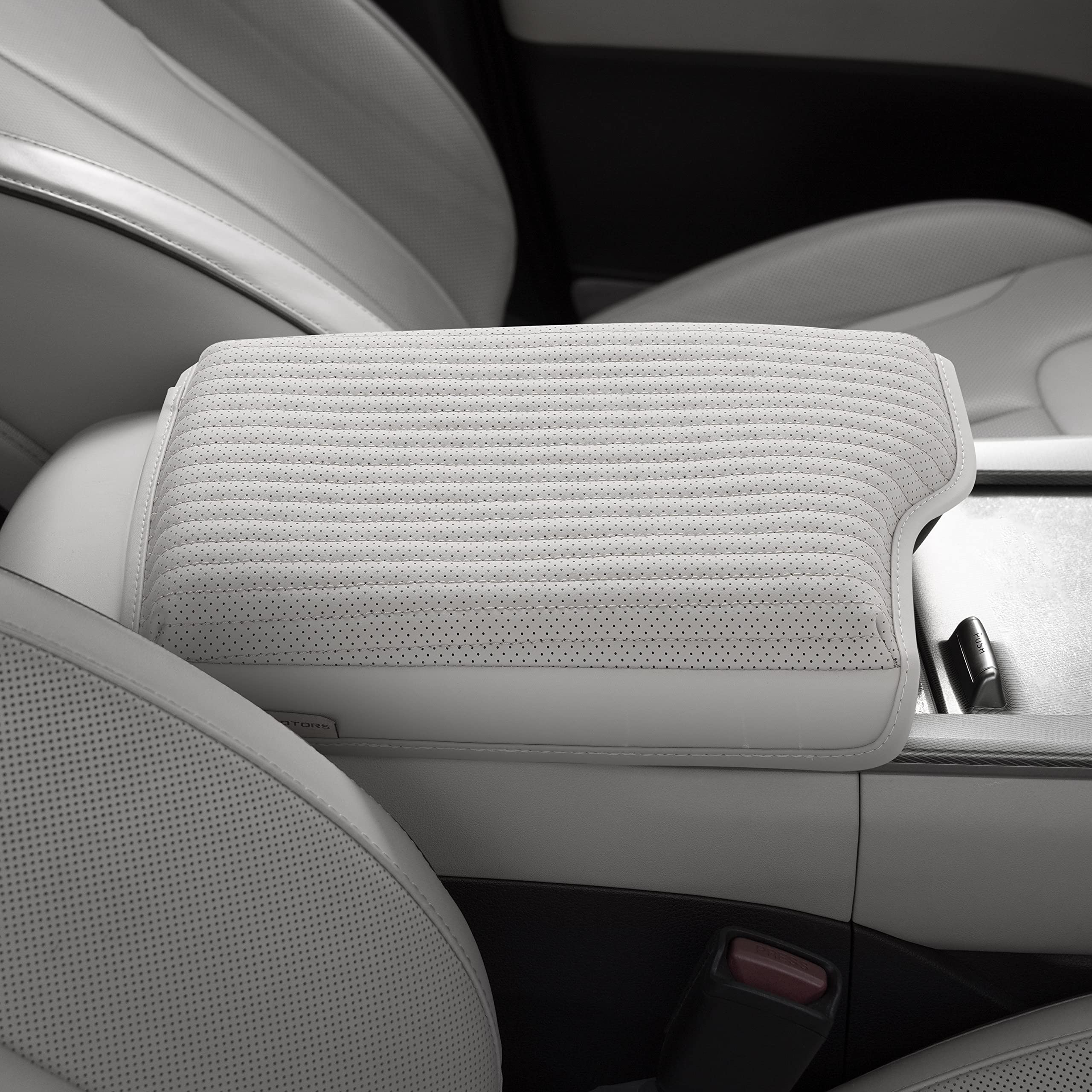 Kmmotors Palisade (2023 Facelift Design Beige) Center Console Cover, Armrest Cushion, Palisade Accessories