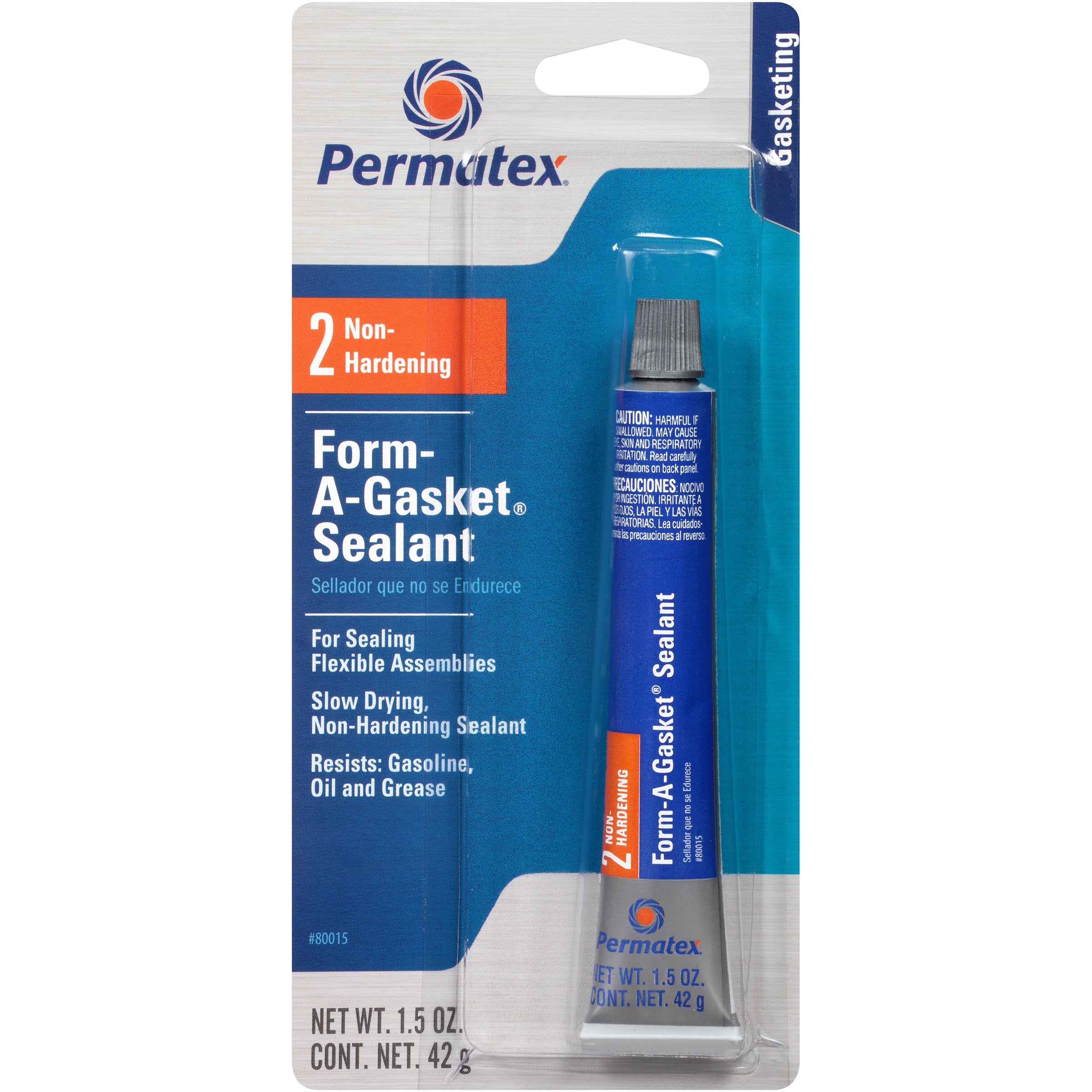 Permatex 80015-12Pk Form-A-Gasket #2 Sealant, 1.5 Oz. (Pack Of 12)