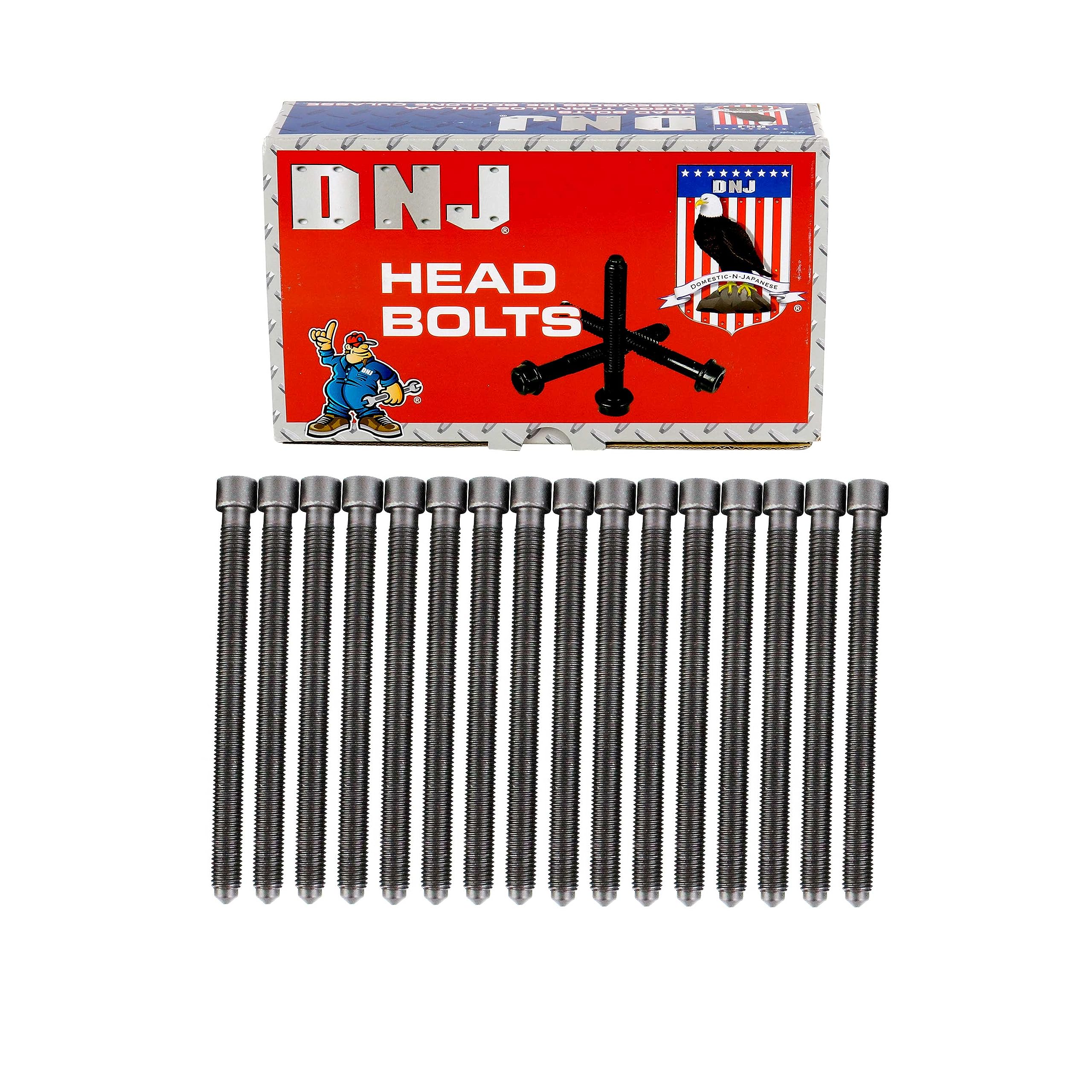 Dnj Hbk804 Head Bolt Kit 1 For 998-2005 / Audi, Volkswagen / A4, A4 Quattro, A6, A6 Quattro, Allroad Quattro, Passat, S4 / 2.7L,